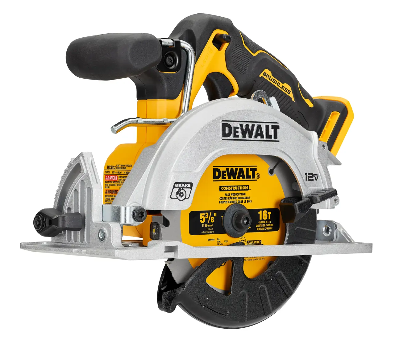 12V MAX 5-3/8 in. Brushless Cordless Circular Saw (Tool Only)