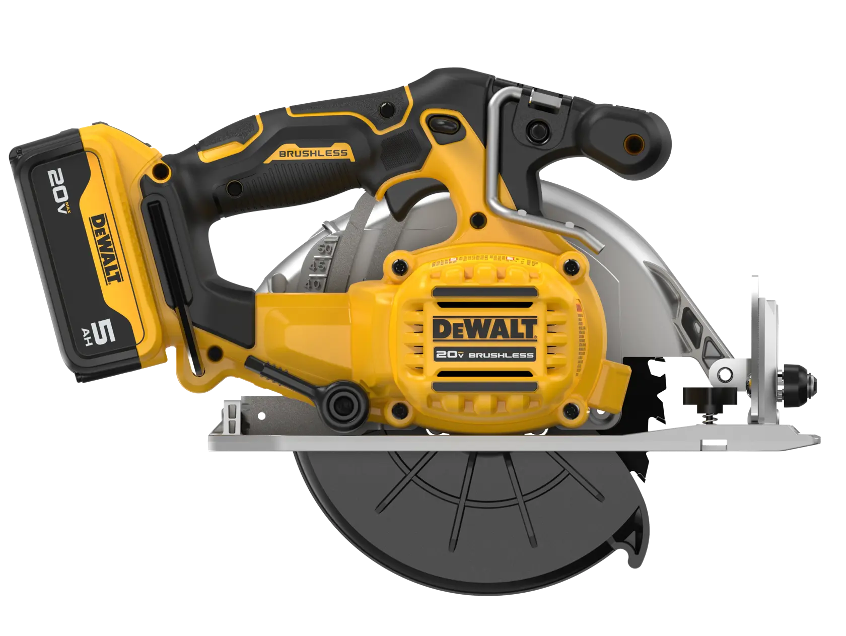 DEWALT® 20V MAX* XR® 6-1/2-in. Brushless Cordless Circular Saw Kit thumbnail 4