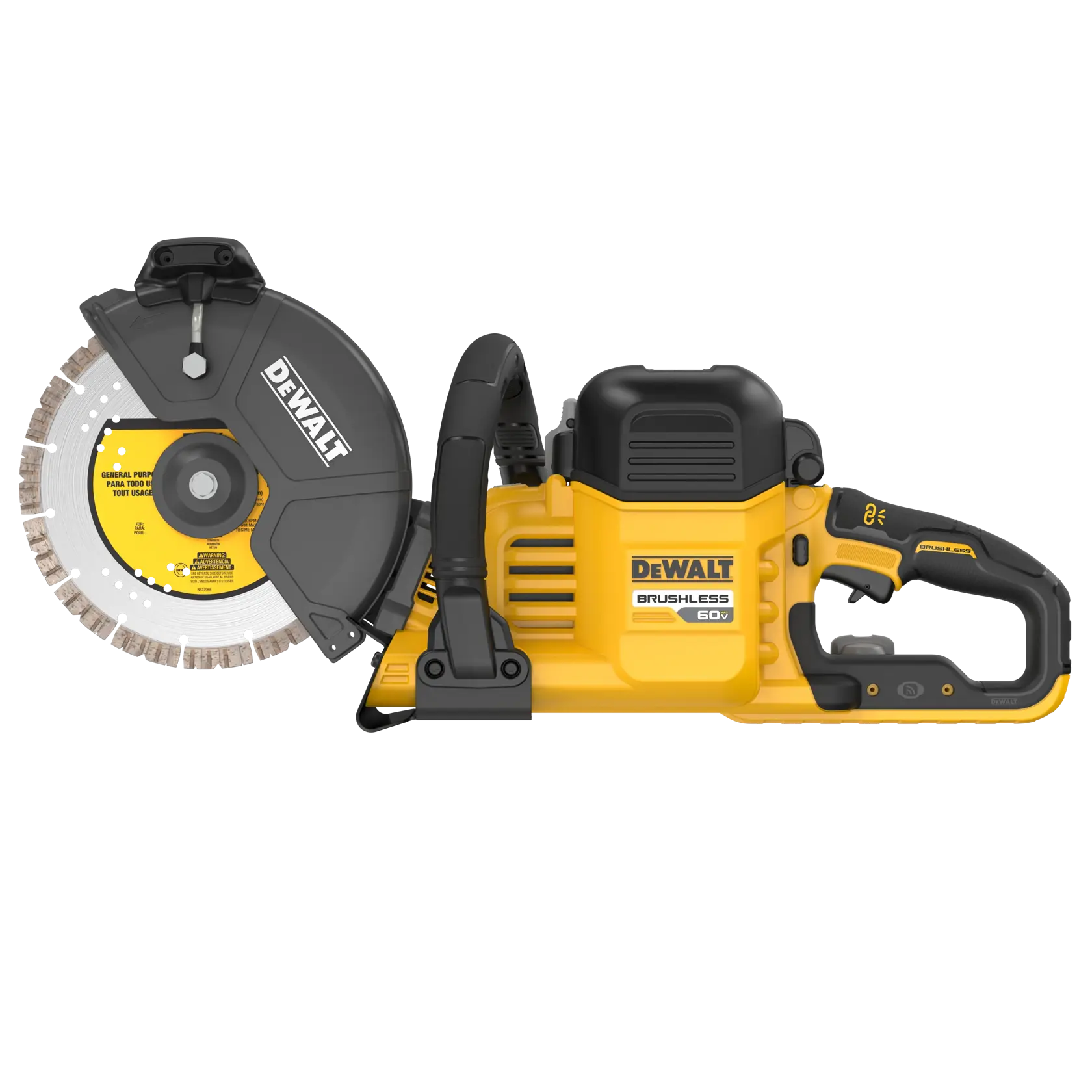 Saw showing DEWALT logo