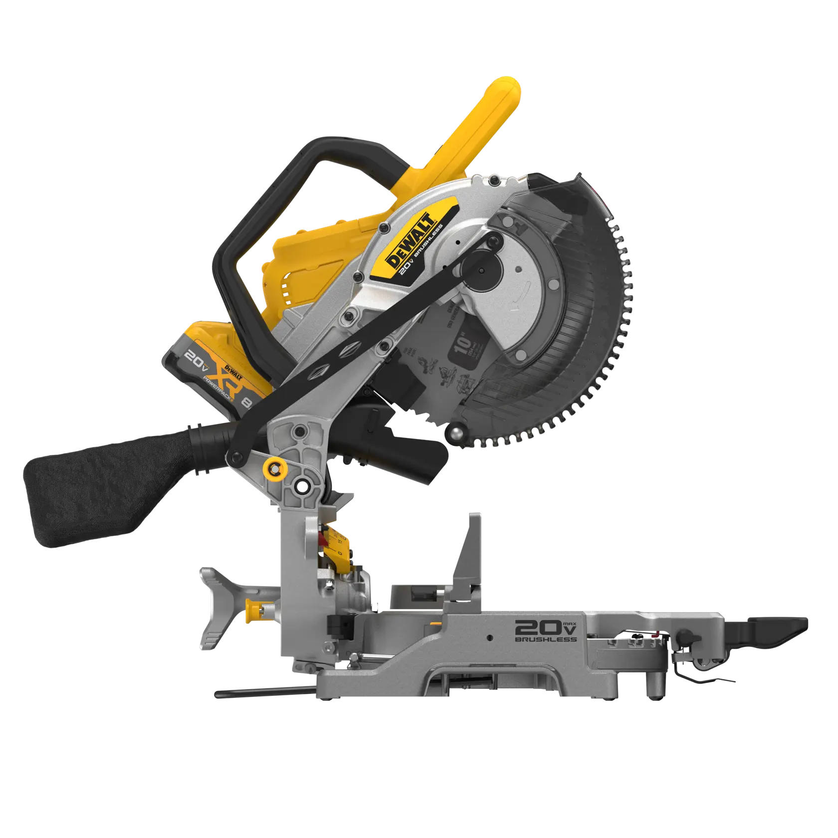 DEWALT® 20V MAX* XR® 10-in. Double Bevel Fixed Miter Saw Kit thumbnail 6
