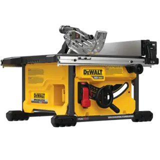 Profile of FLEXVOLT table saw.