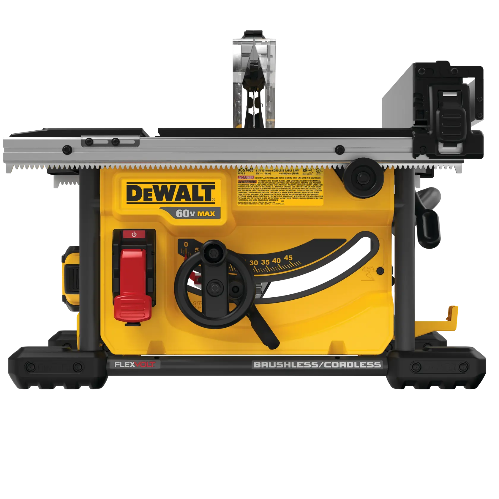 FLEXVOLT table saw 1 battery kit.
