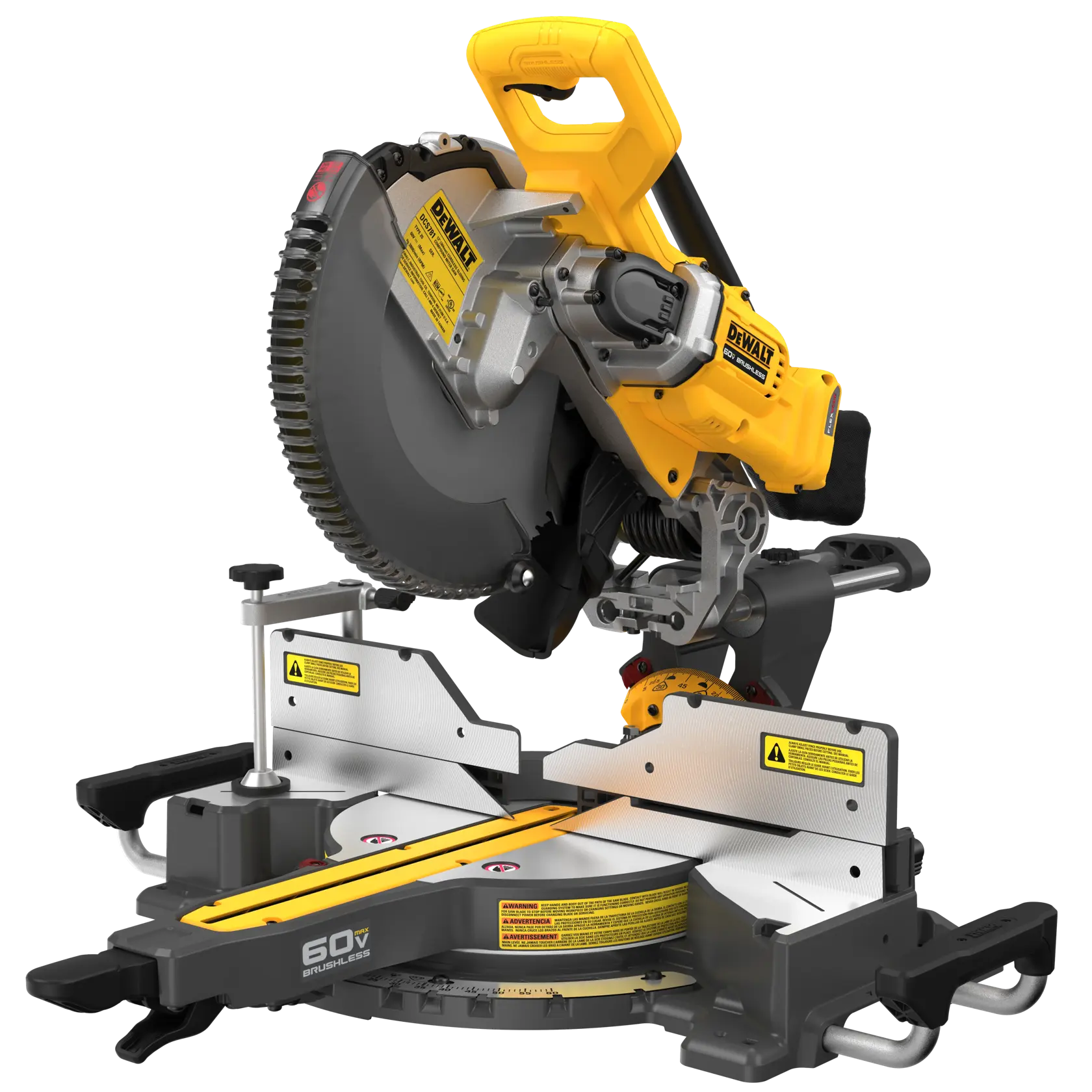 DEWALT® 60V MAX* Brushless Cordless 12-in. Double Bevel Sliding Miter Saw (Tool Only)
