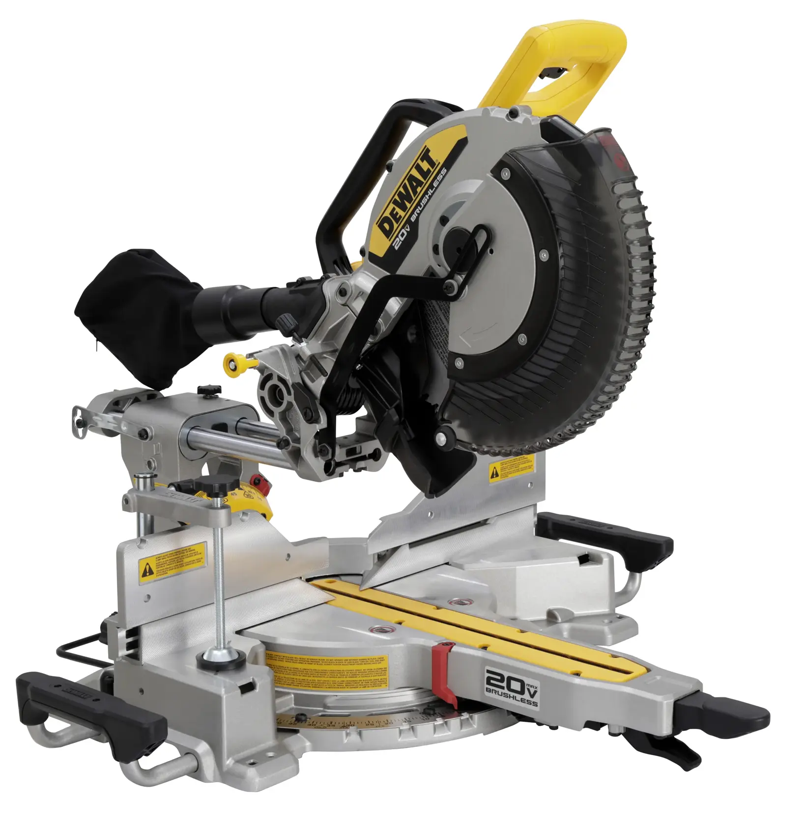 20V MAX* XR® 12in. Double Bevel Sliding Miter Saw Kit on white