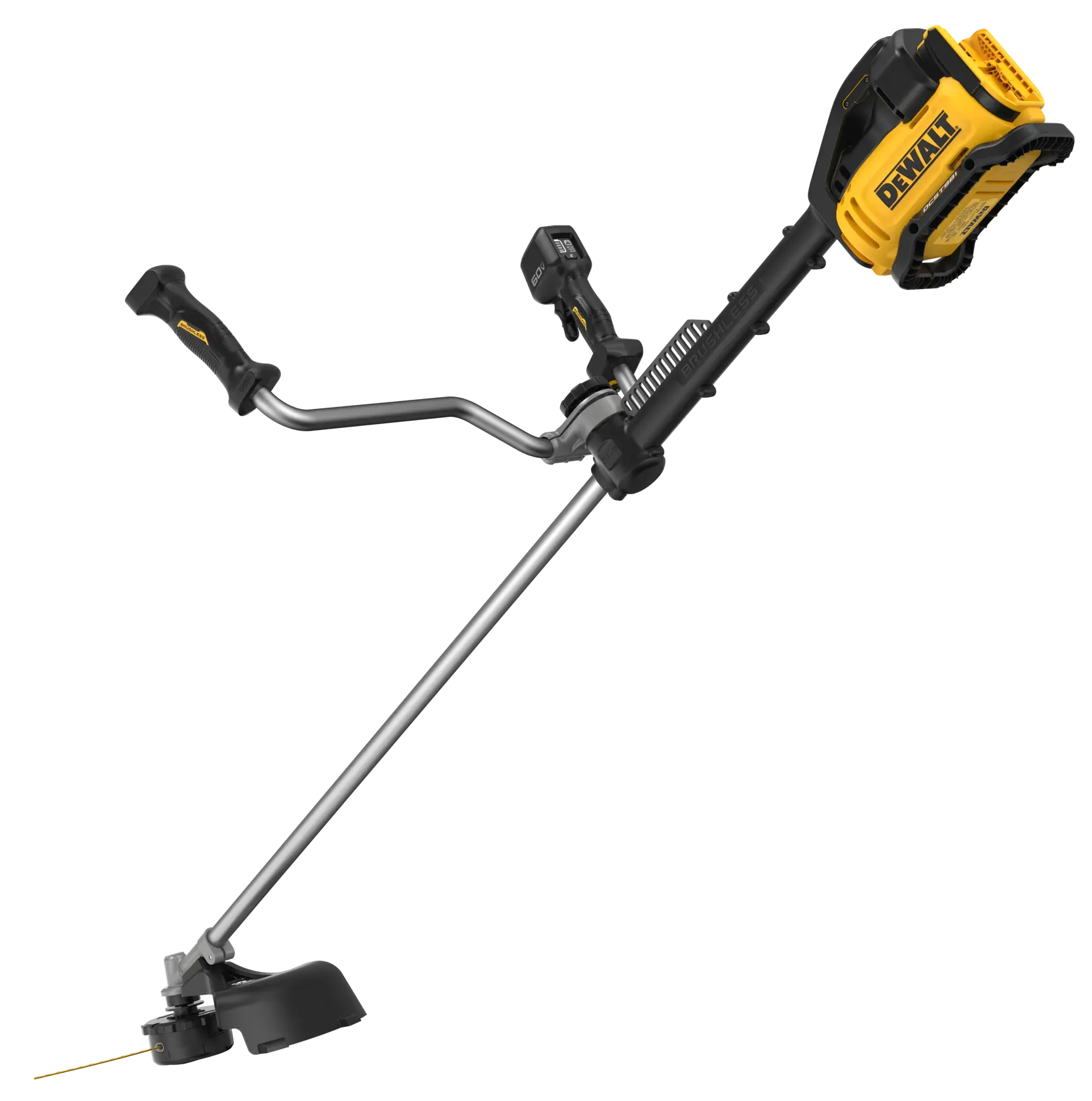 DEWALT® 60V MAX* 17-1/2-in. Brushless Cordless String Trimmer With Bike Handle (Tool Only) thumbnail 5