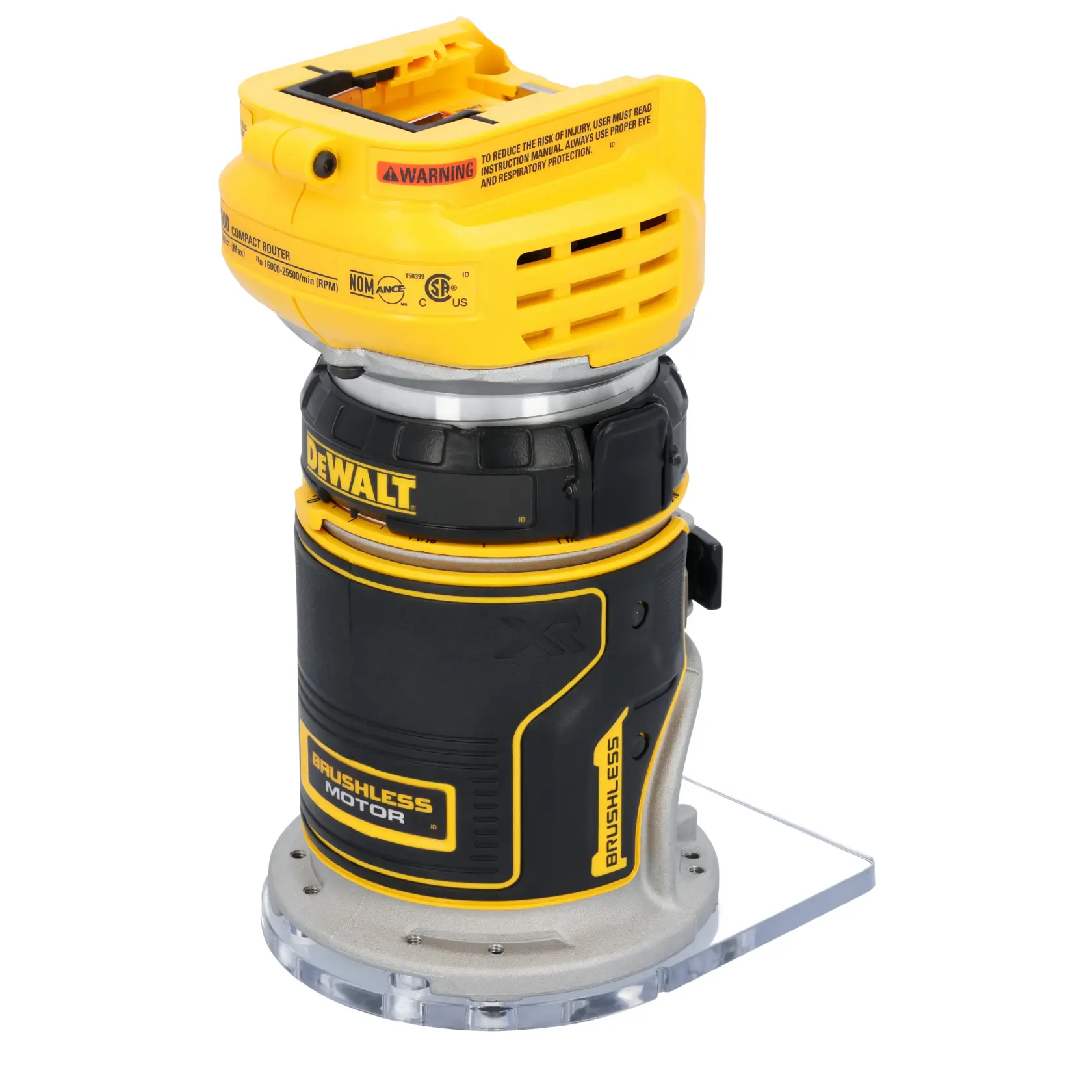 DEWALT 20V MAX* XR® Brushless Cordless Compact Router