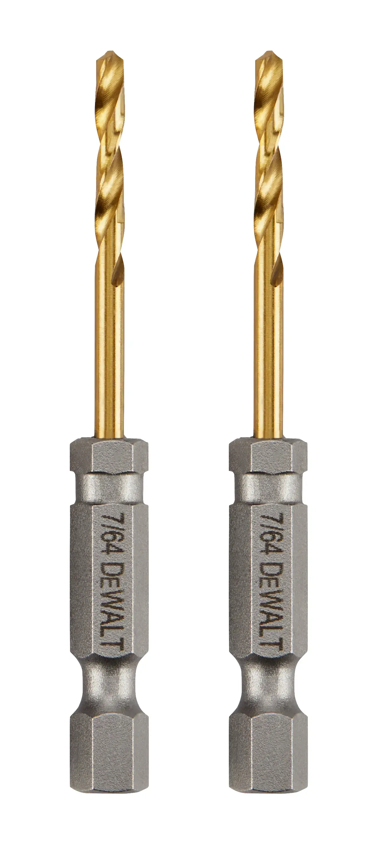 DEWALT® IMPACT READY® 7/64-in. Titanium Nitride Coating Drill Bit (2-Pack)