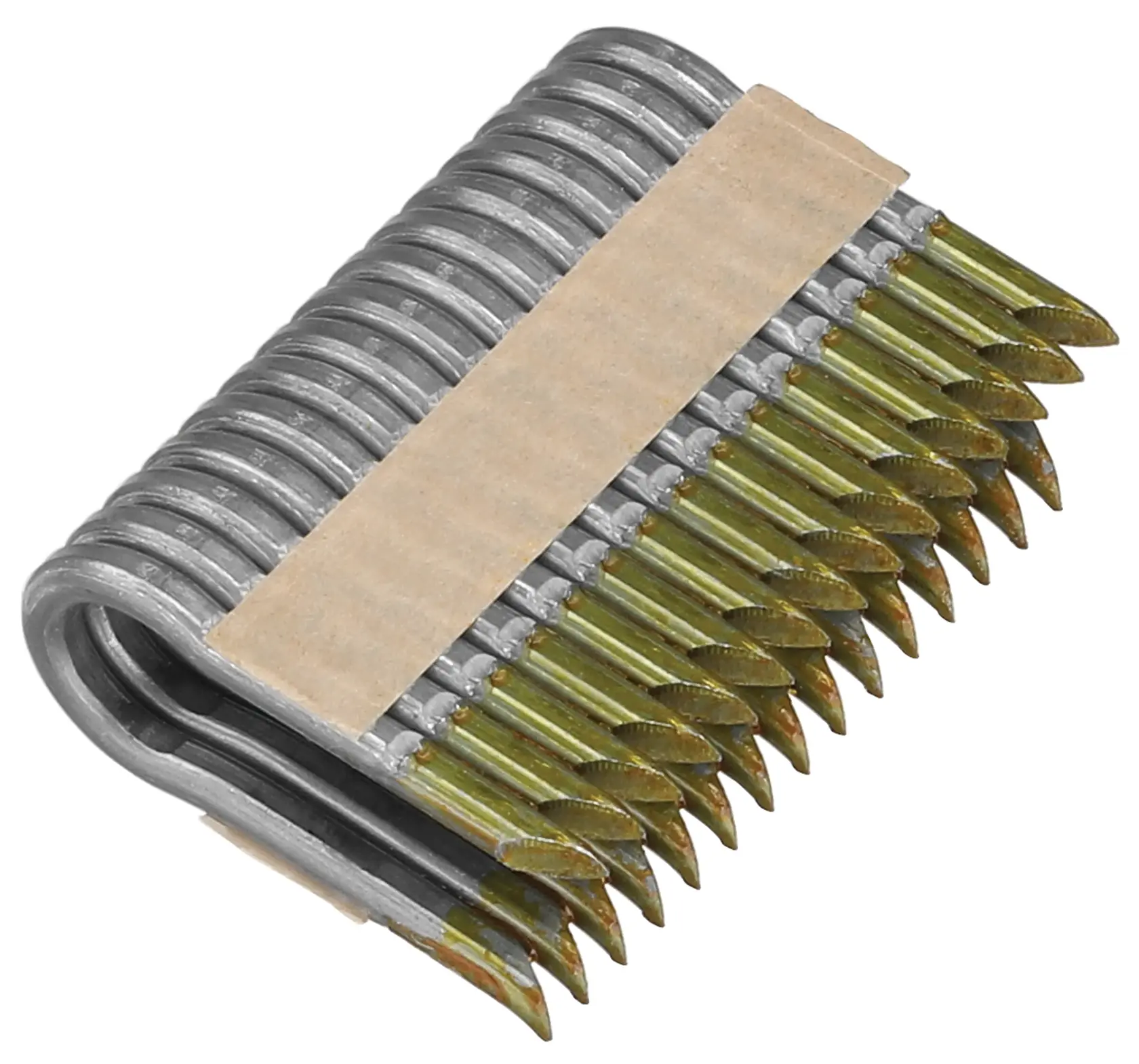 profile of Galvanized Barbed Fencing Staples.