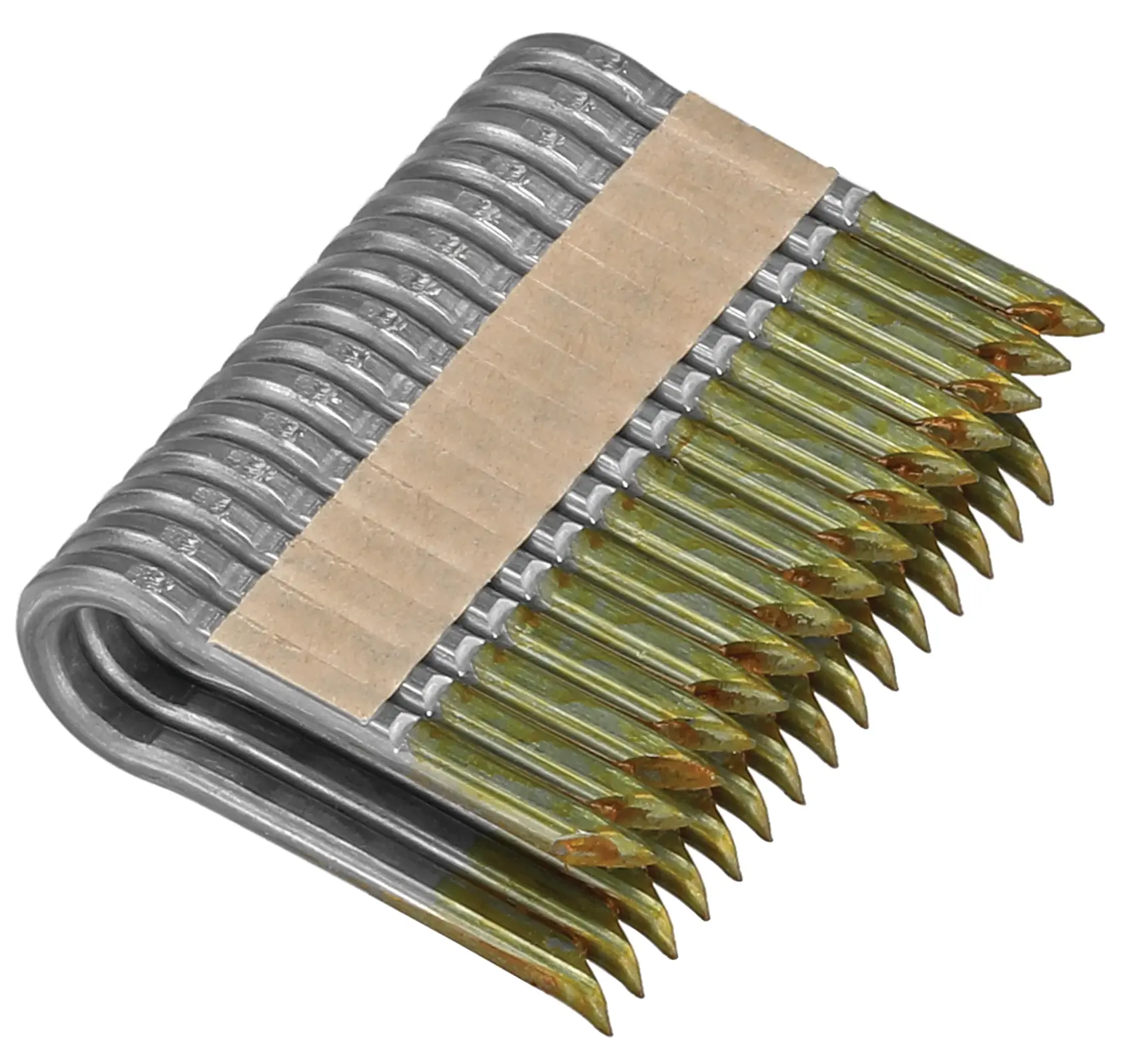 profile of Galvanized Barbed Fencing Staples.