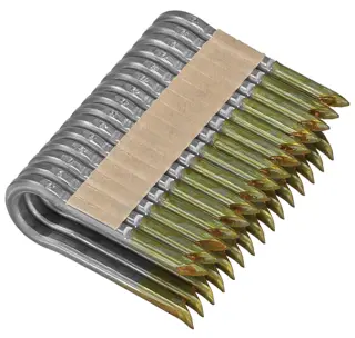 profile of Galvanized Barbed Fencing Staples.