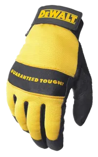 Inner side of DEWALT all-purpose synthetic leather glove