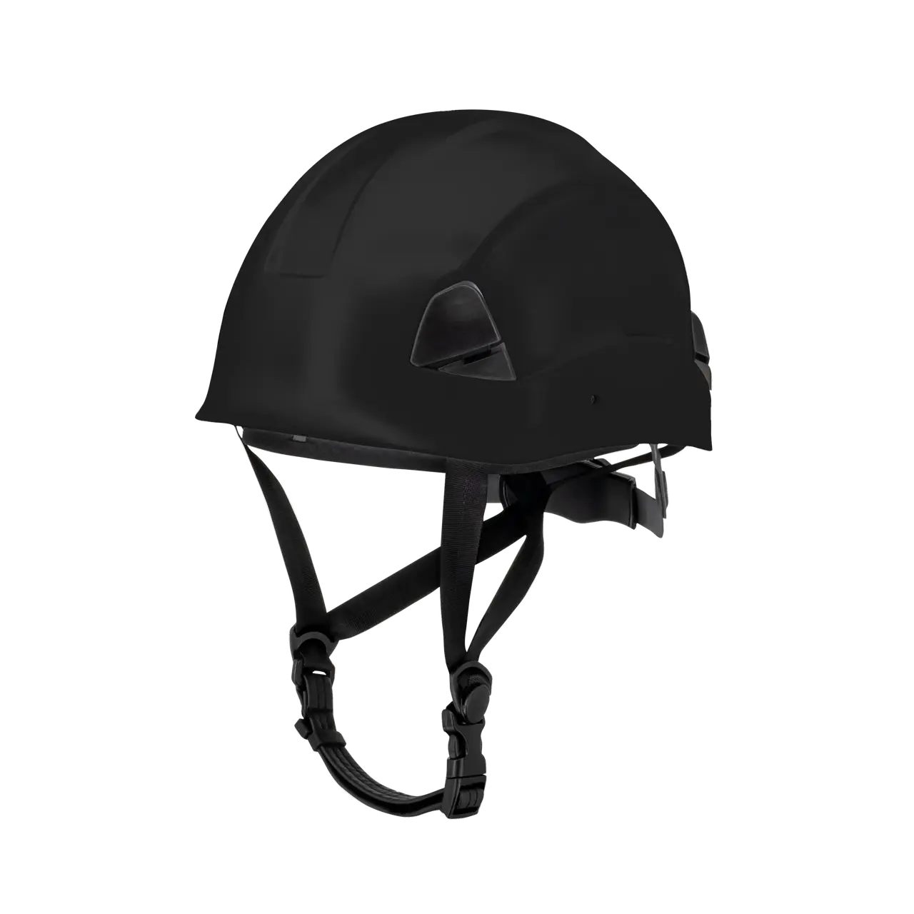 BLACK DEWALT TYPE II CLASS C 4-POINT RATCHETING VENTED SAFETY HELMET POLYCARBONATE AND ABS MATERIAL MAIN VIEW