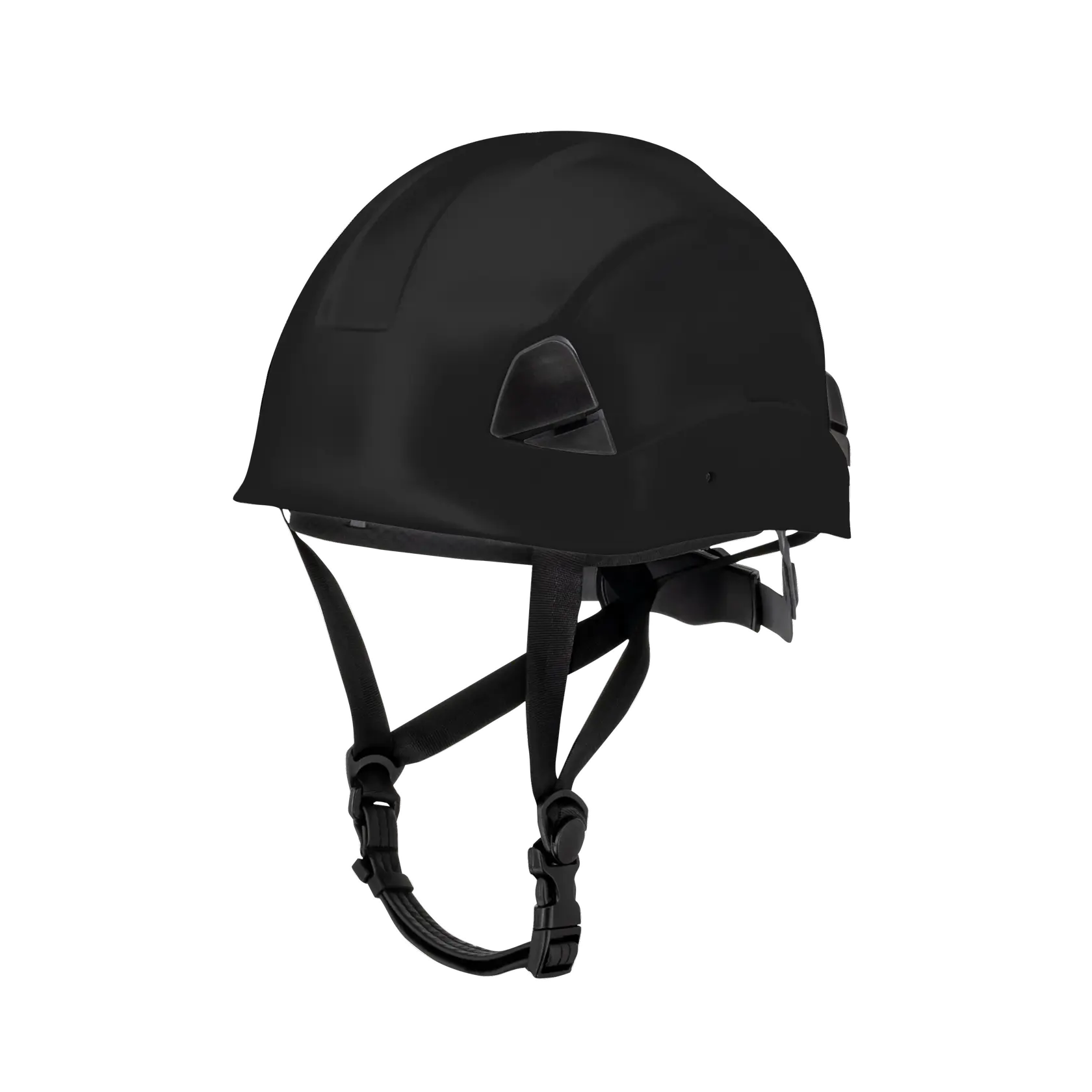 BLACK DEWALT TYPE II CLASS C 4-POINT RATCHETING VENTED SAFETY HELMET POLYCARBONATE AND ABS MATERIAL MAIN VIEW