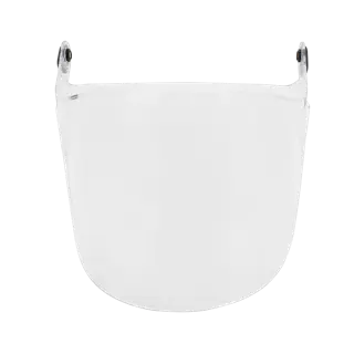 CLEAR DEWALT POLYCARBONATE FULL LENGTH FACE SHIELD FOR DEWALT TYPE II SAFETY HELMETS MAIN VIEW