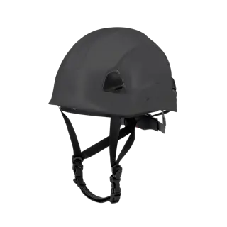 GRAY DEWALT TYPE II CLASS E 4-POINT RATCHETING SAFETY HELMET POLYCARBONATE/ABS WITH CHIN STRAP MAIN VIEW