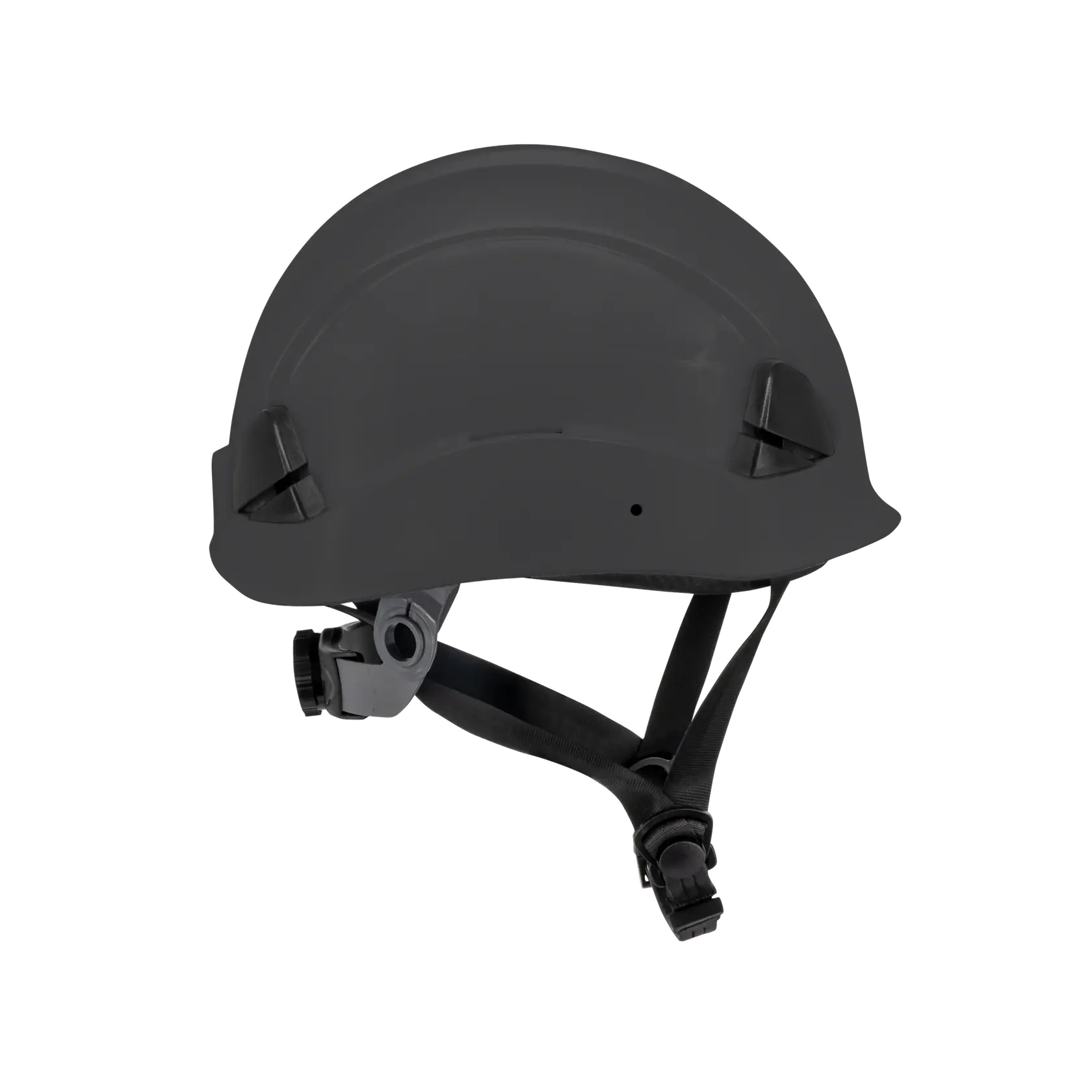 GRAY DEWALT TYPE II CLASS E 4-POINT RATCHETING SAFETY HELMET POLYCARBONATE/ABS WITH CHIN STRAP RIGHT VIEW
