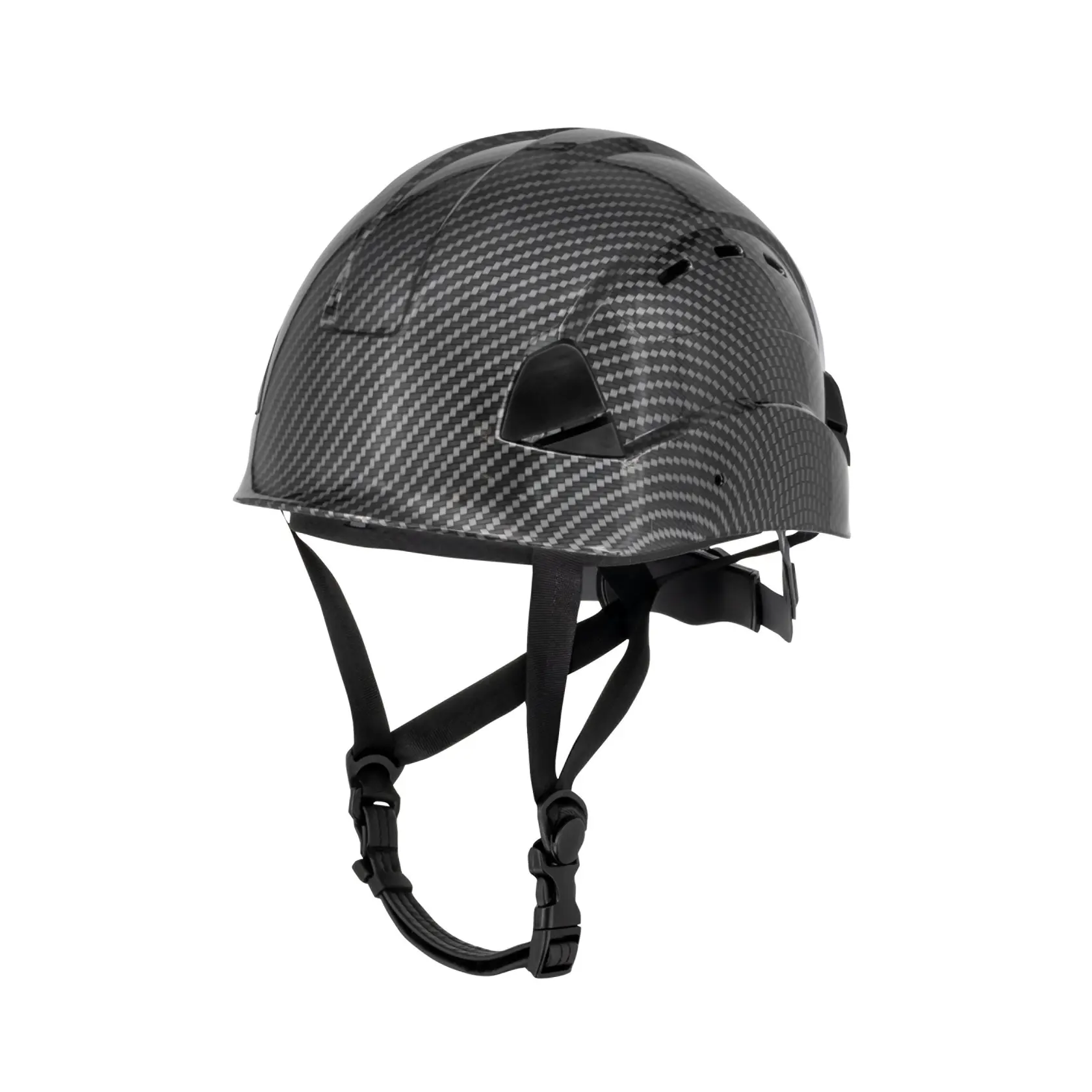 SLATE VENTED DEWALT TYPE II CLASS C HELMET WITH BLACK RATCHET SUSPENSION AND LEATHER CHINSTRAP MAIN VIEW