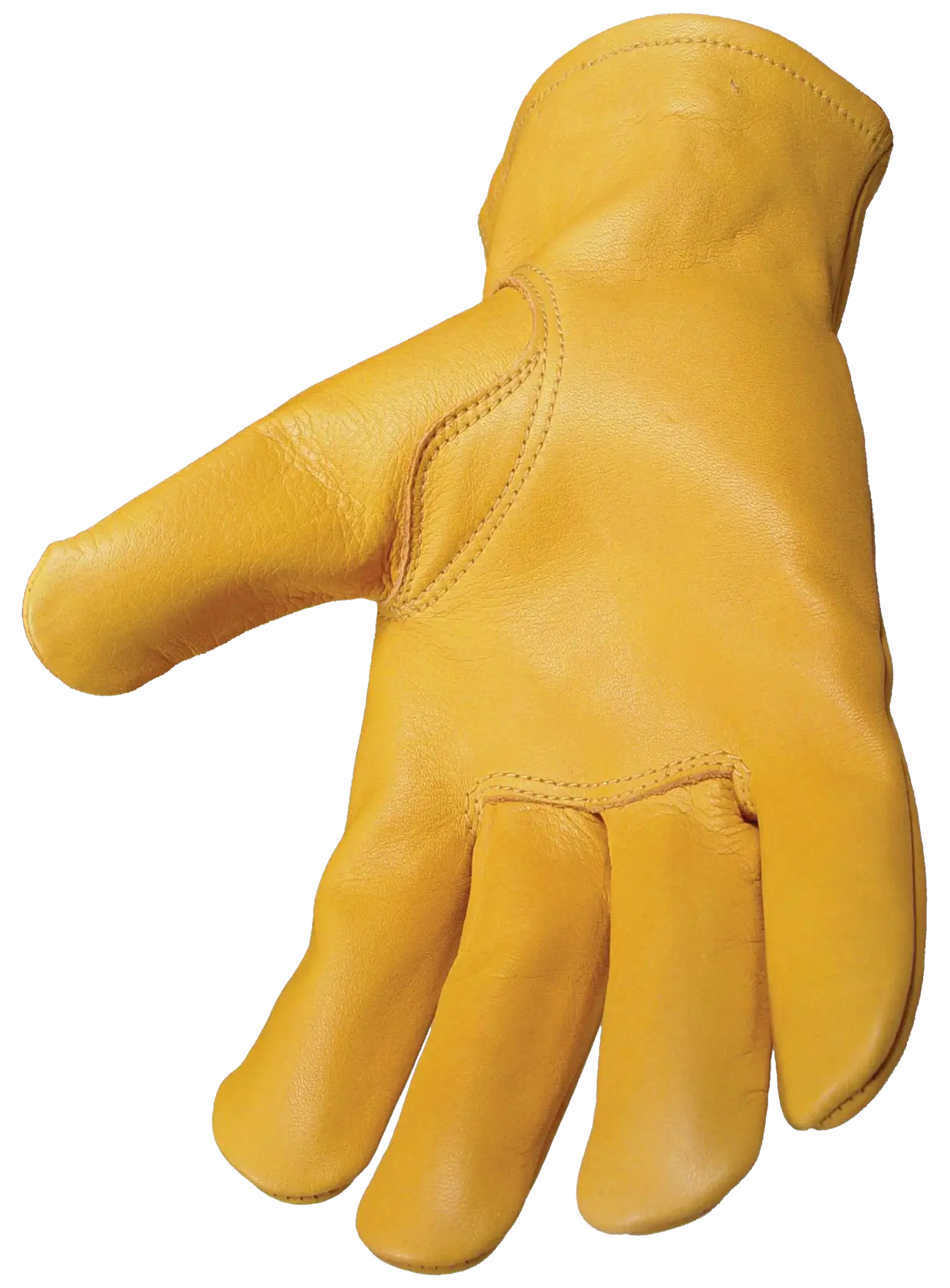 Inner side of DEWALT goatskin driver glove