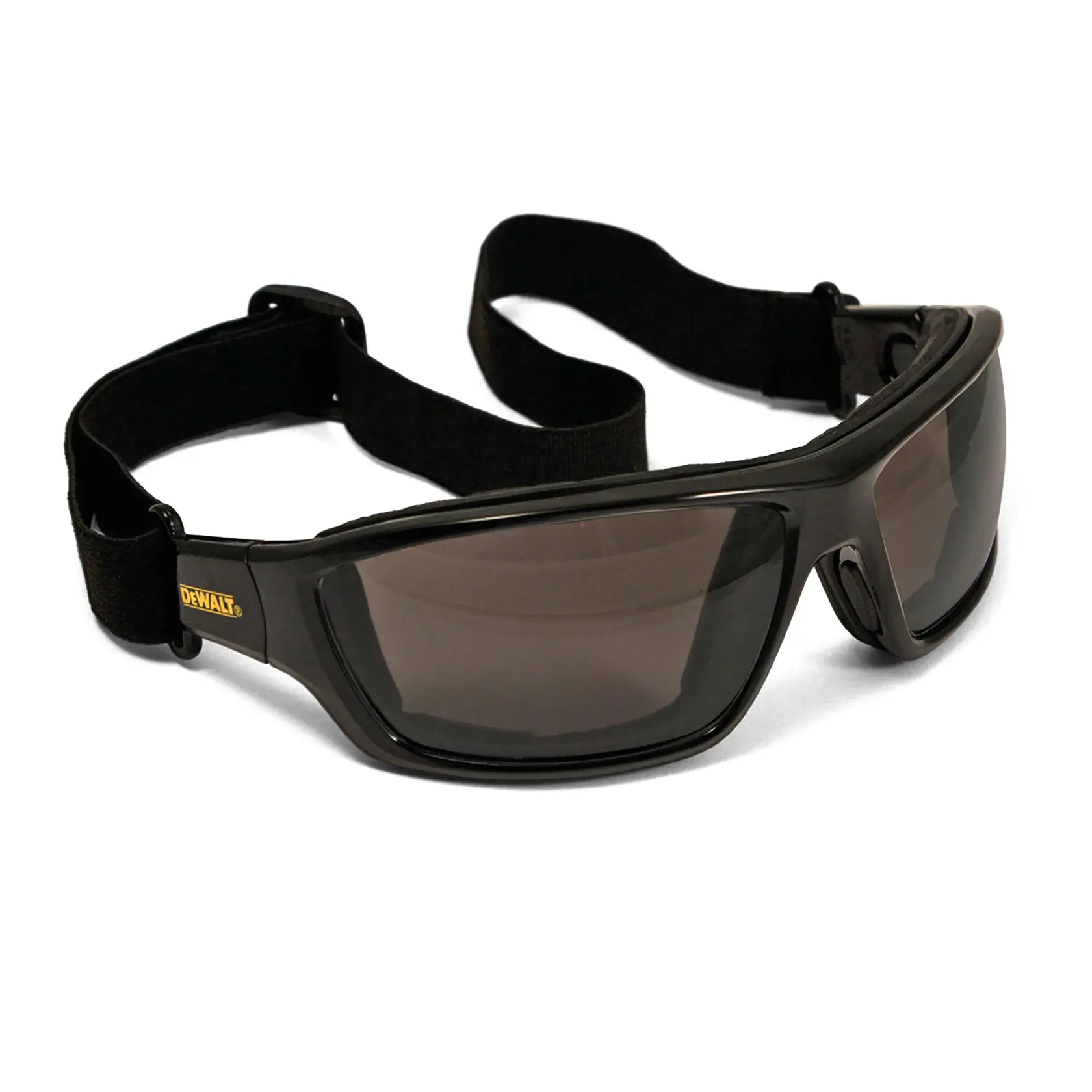 Profile of DEWALT converter tinted safety glasses/goggles