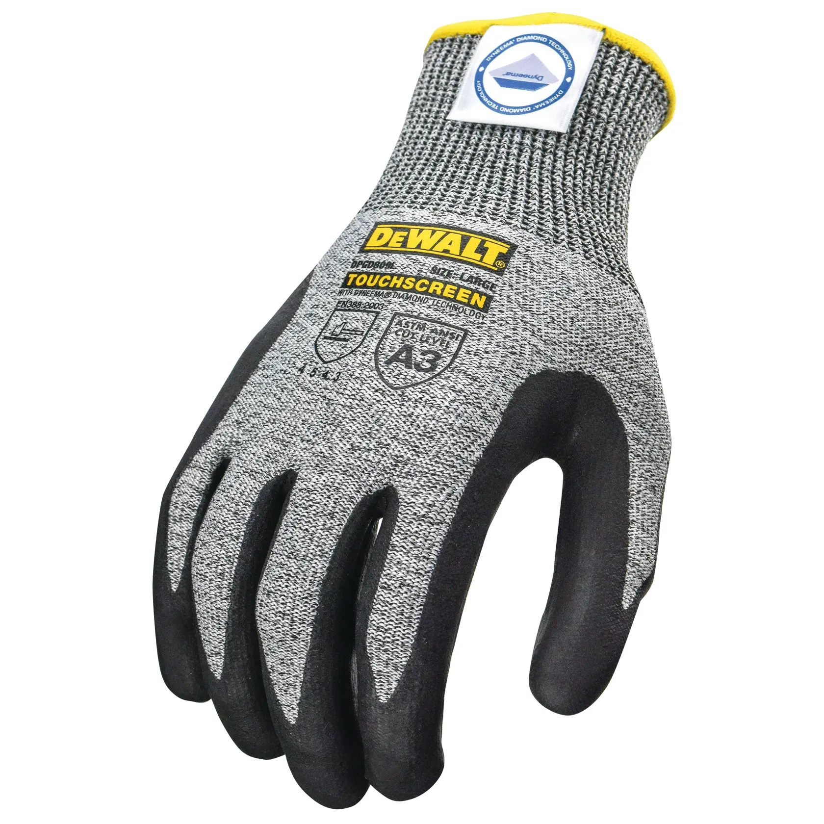 DEWALT® Touchscreen Cut Gloves With Dyneema® Diamond Technology