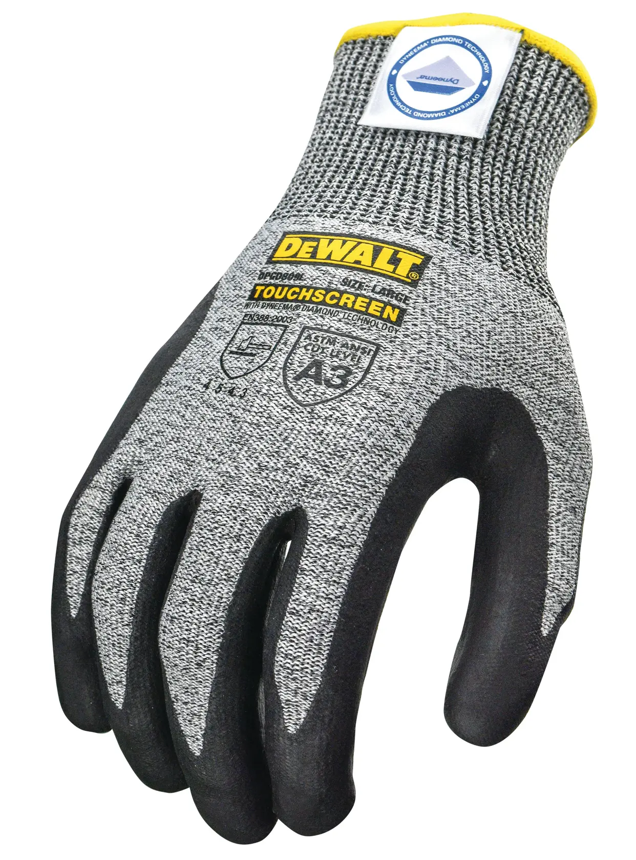 DEWALT® Touchscreen Cut Gloves With Dyneema® Diamond Technology