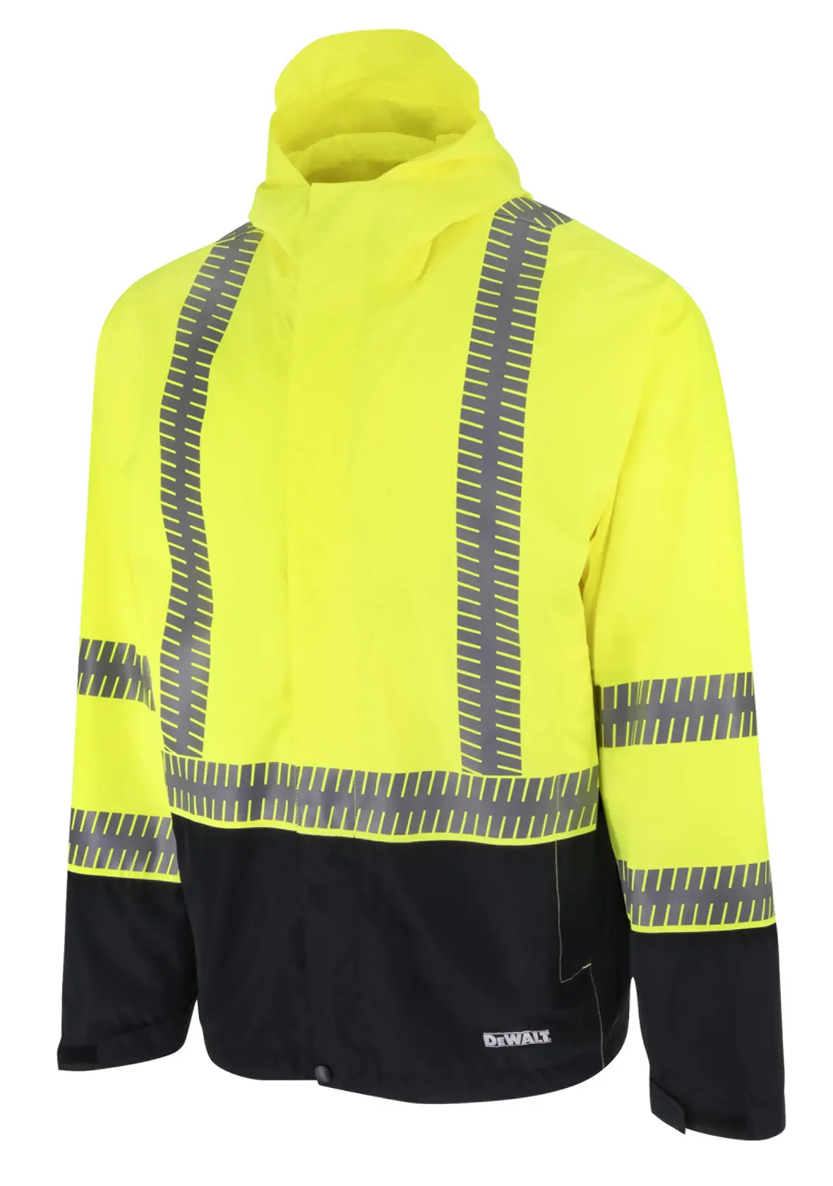 DEWALT® Class 3 Ripstop Wind and Rain Jacket - Hi-Vis Green - Size 3X
