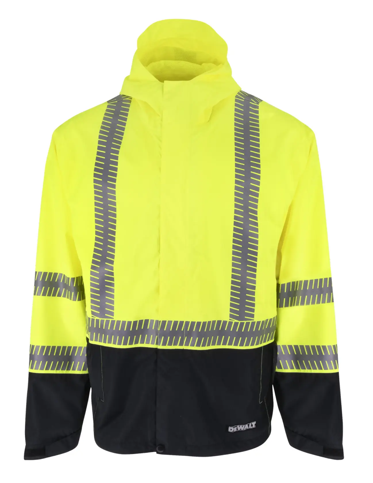 DEWALT® Class 3 Ripstop Wind and Rain Jacket - Hi-Vis Green - Size 3X thumbnail 3