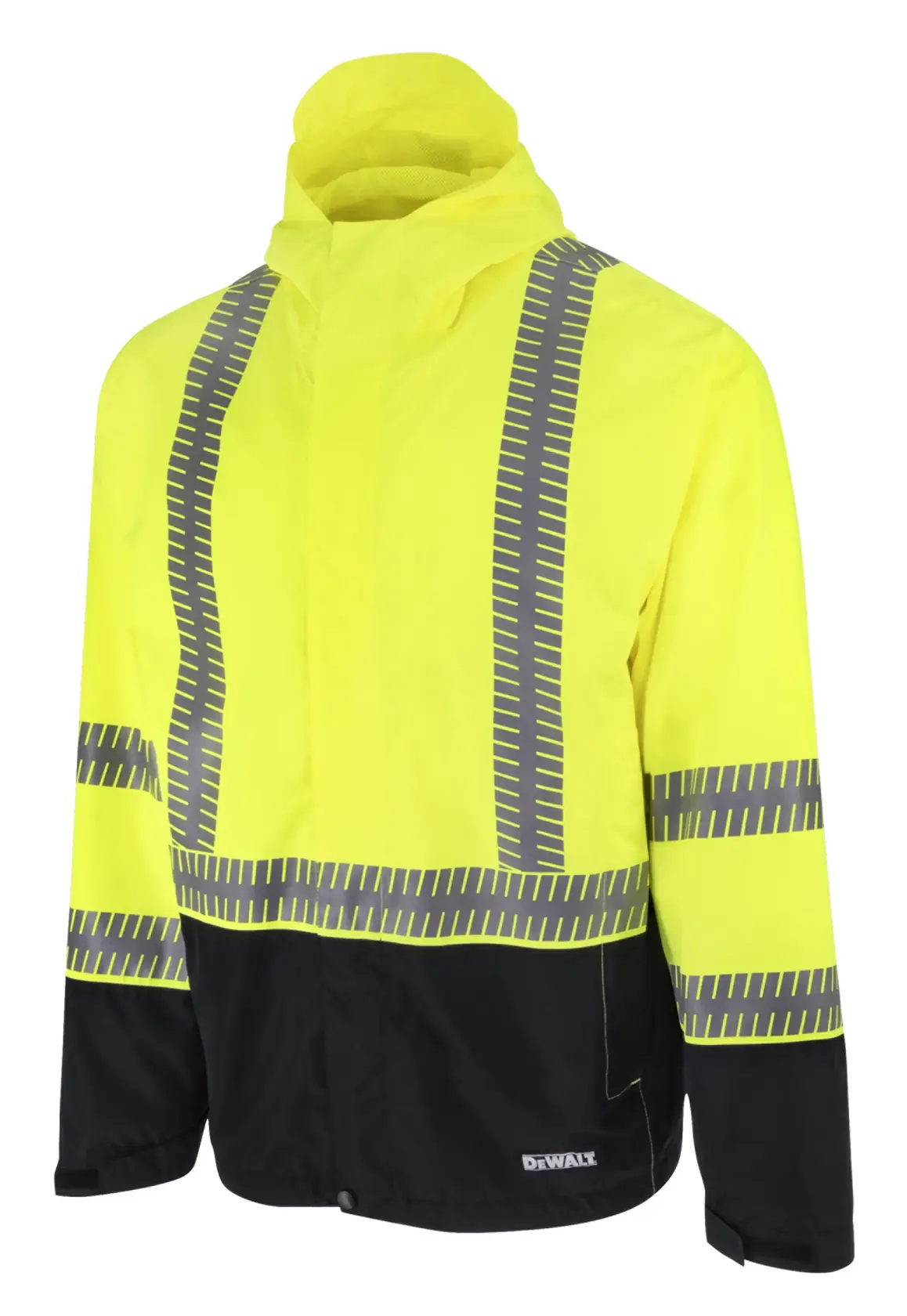 DEWALT® Class 3 Ripstop Wind and Rain Jacket - Hi-Vis Green - Size L