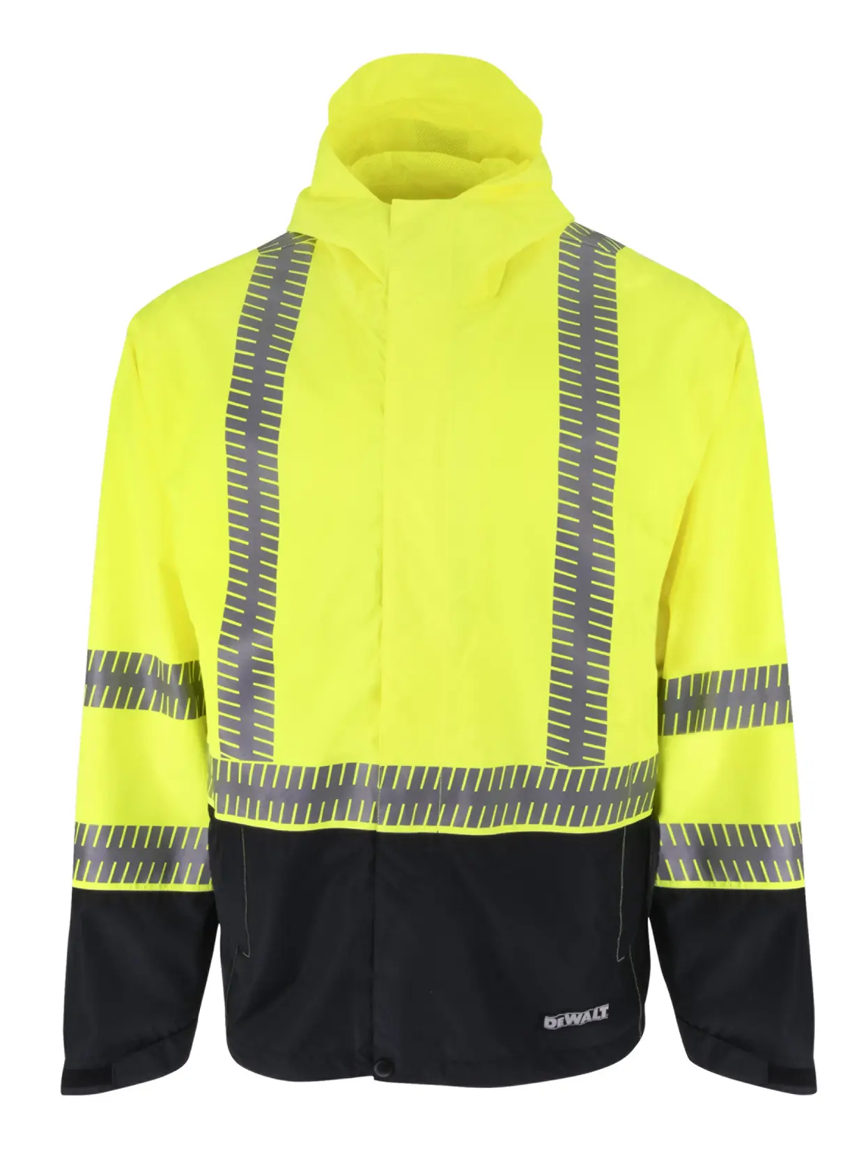 DEWALT® Class 3 Ripstop Wind and Rain Jacket - Hi-Vis Green - Size L thumbnail 3
