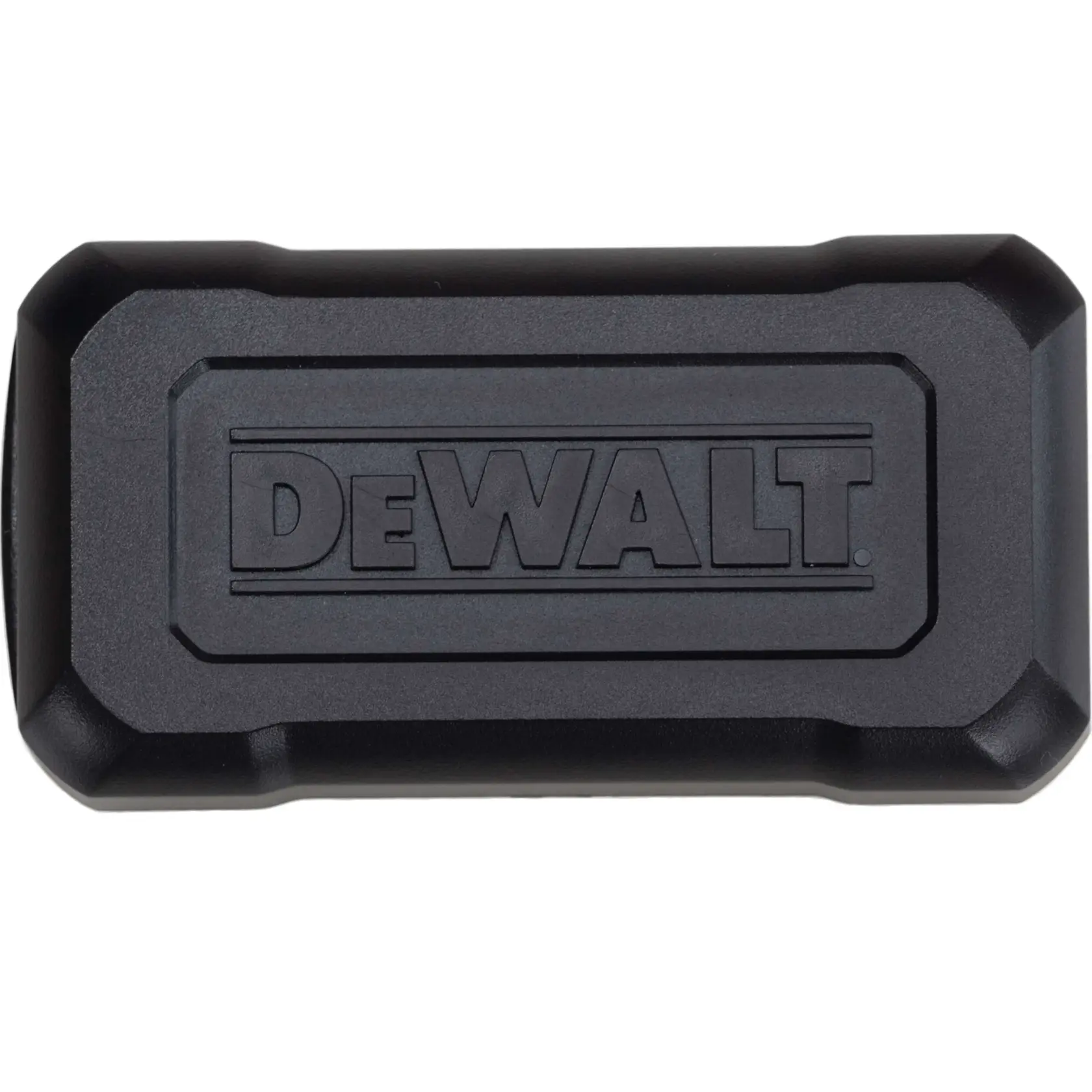 Close upof DEWALT mobilelock wireless indoor motion sensor.