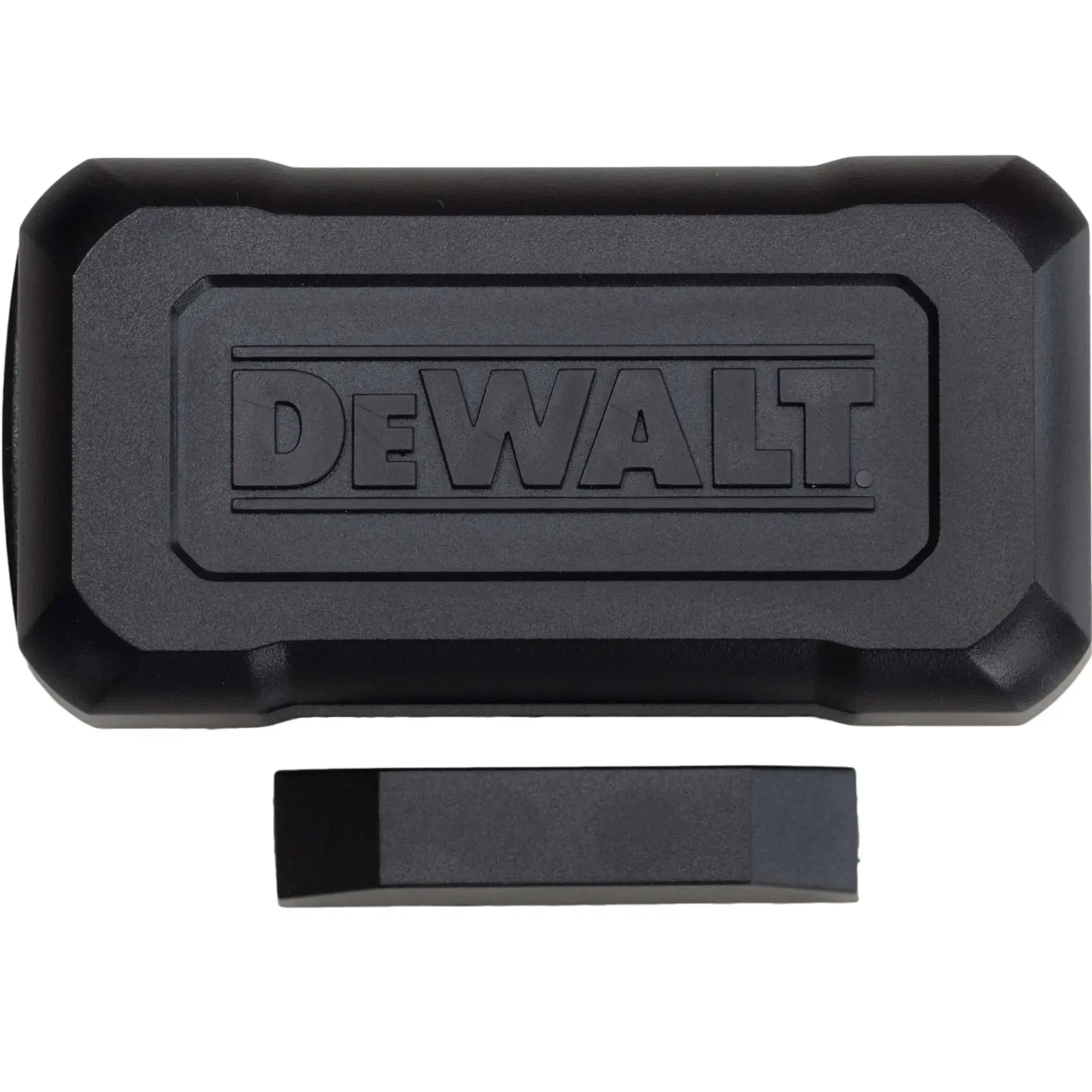 Profile of DEWALT mobilelock bluetooth wireless door sensor.