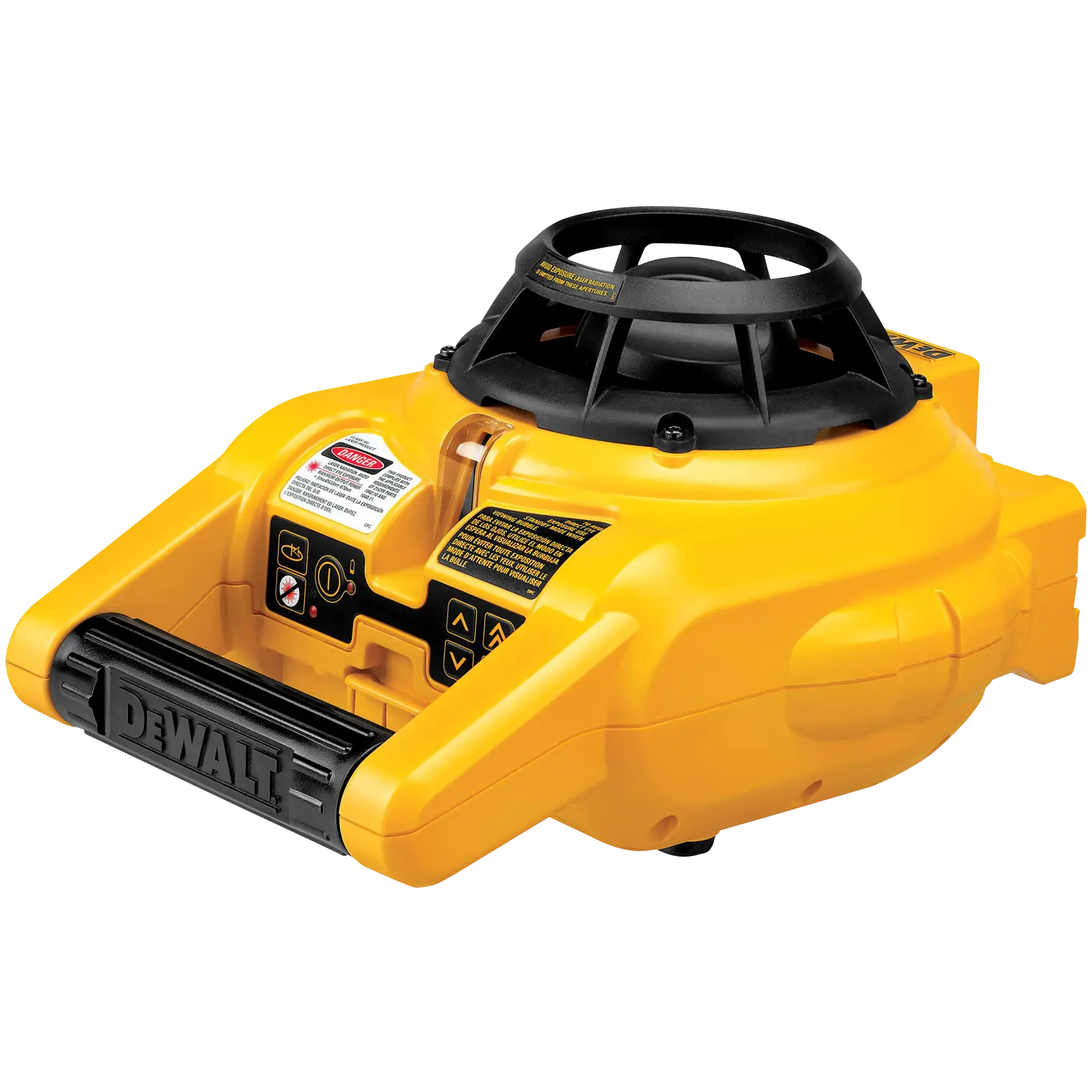 Profile of interior and exterior rotary laser level kit.