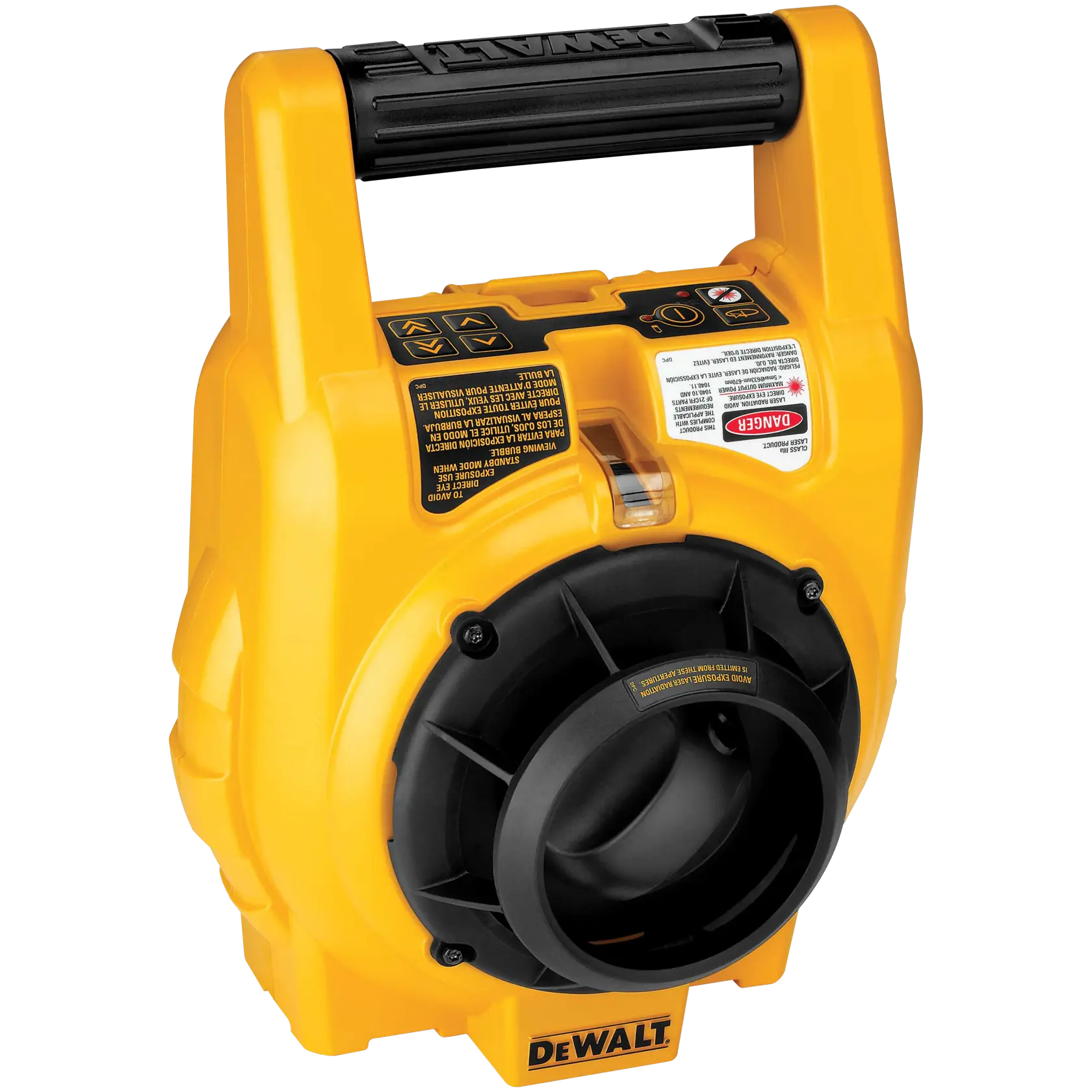 Profile of interior and exterior rotary laser level kit.