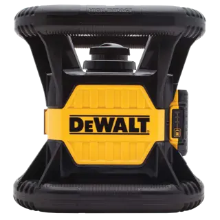 Left profile of red rotary laser.