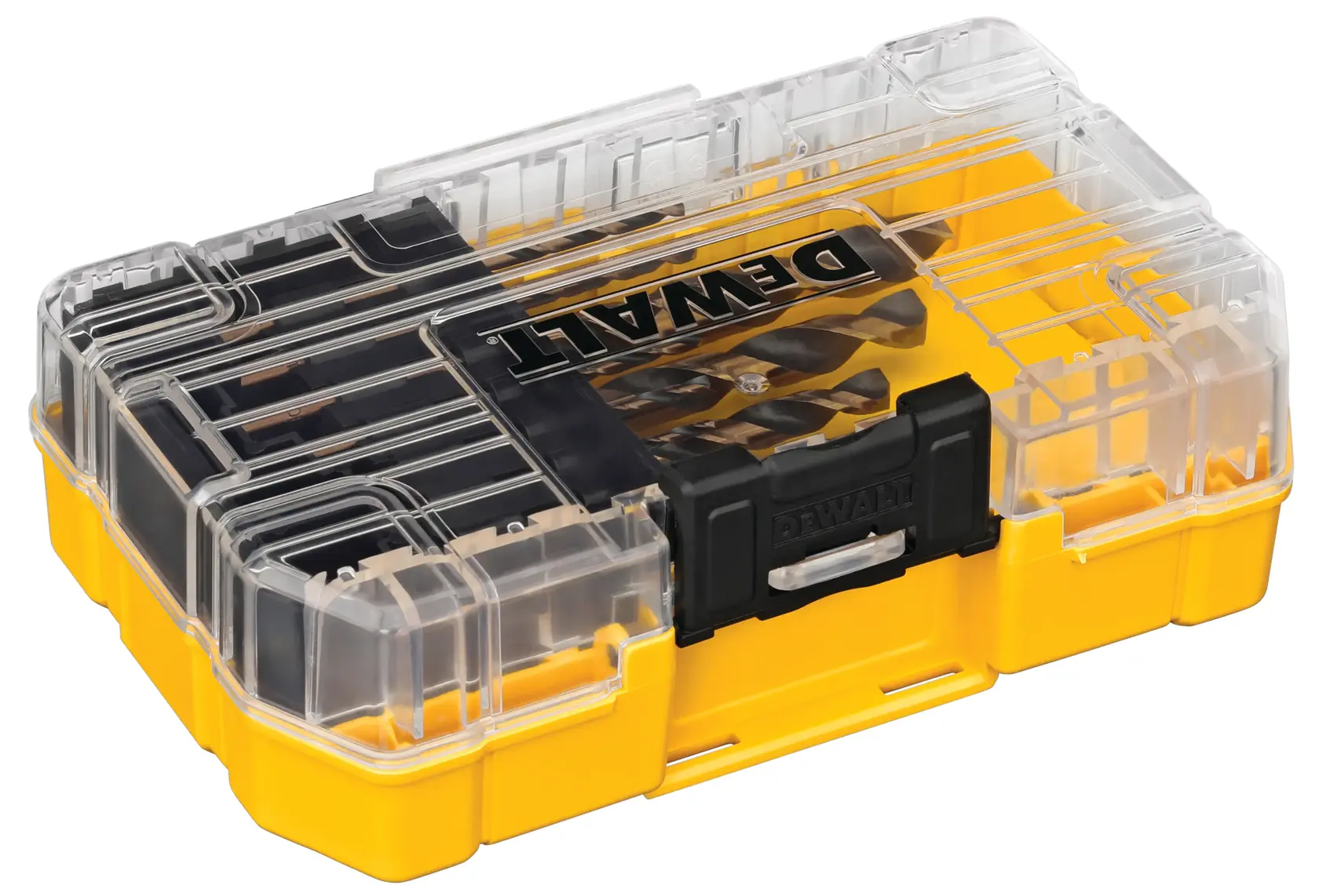 14 Piece Black Oxide Drill Bit Set box closed.