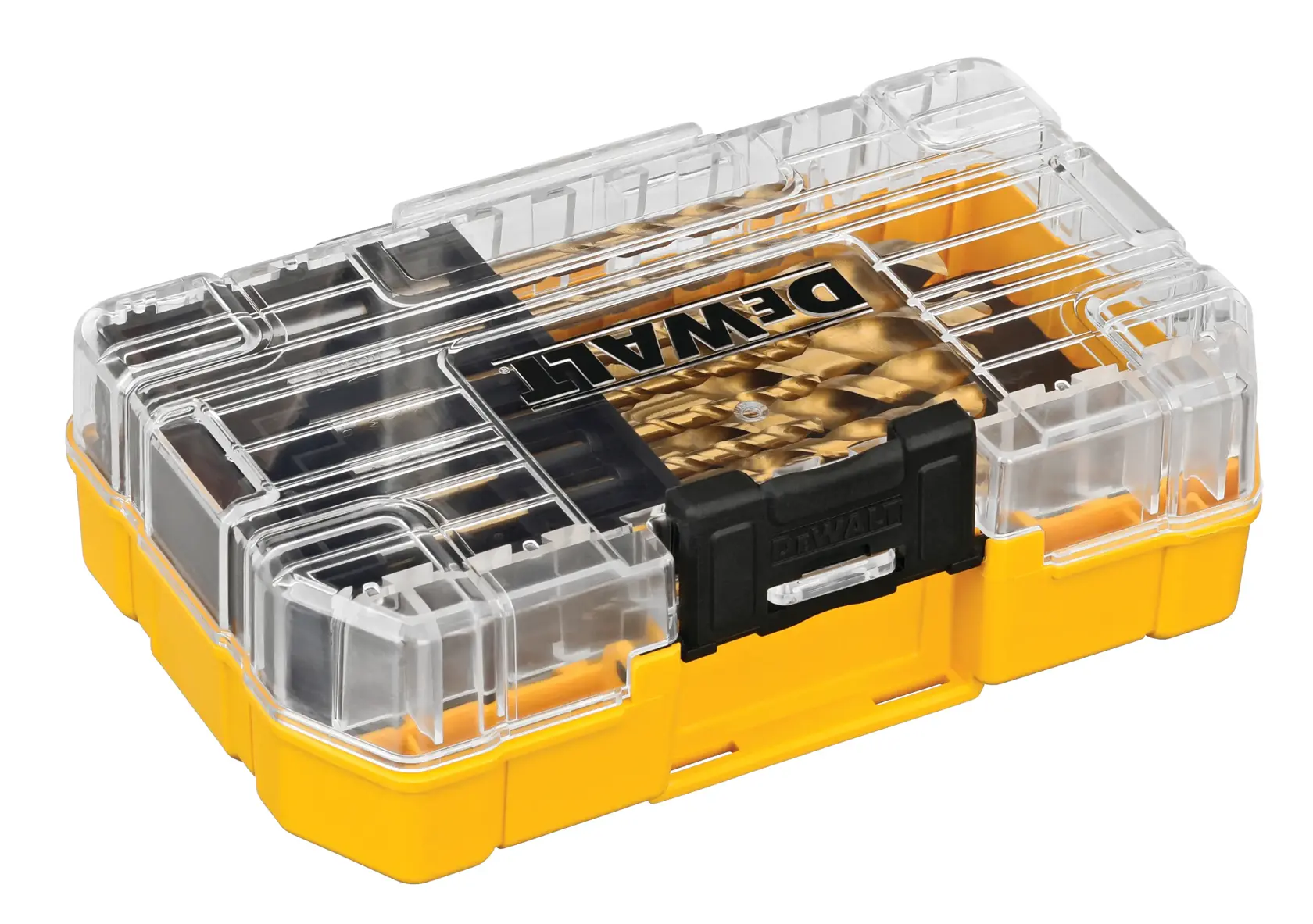 Titanium Drill Bit Set 21 Piece closed box.