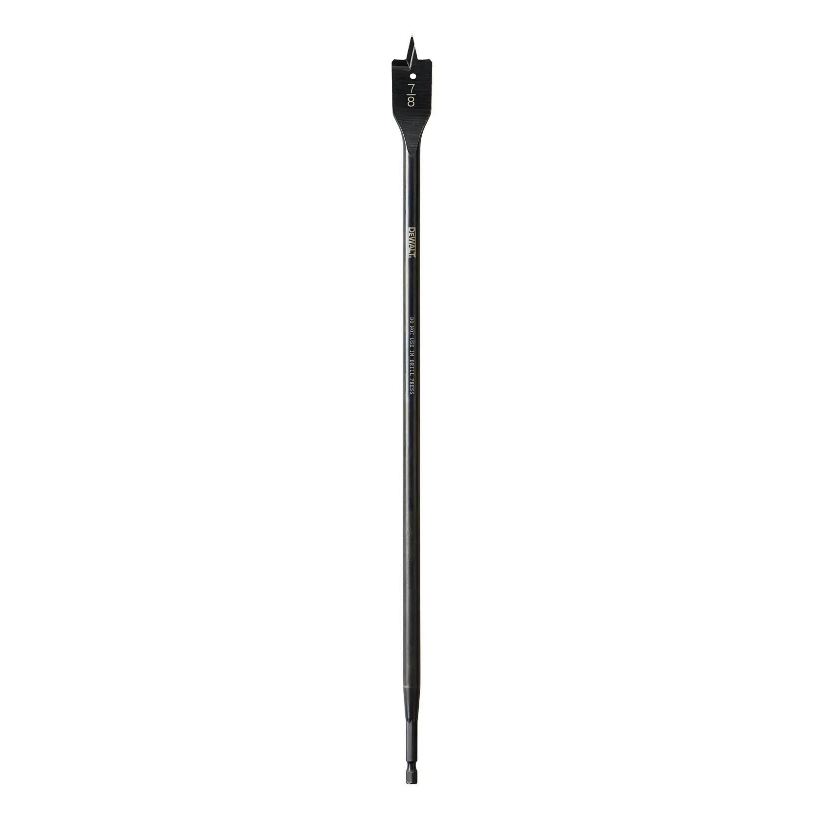 22.2 millimeters spade bit.