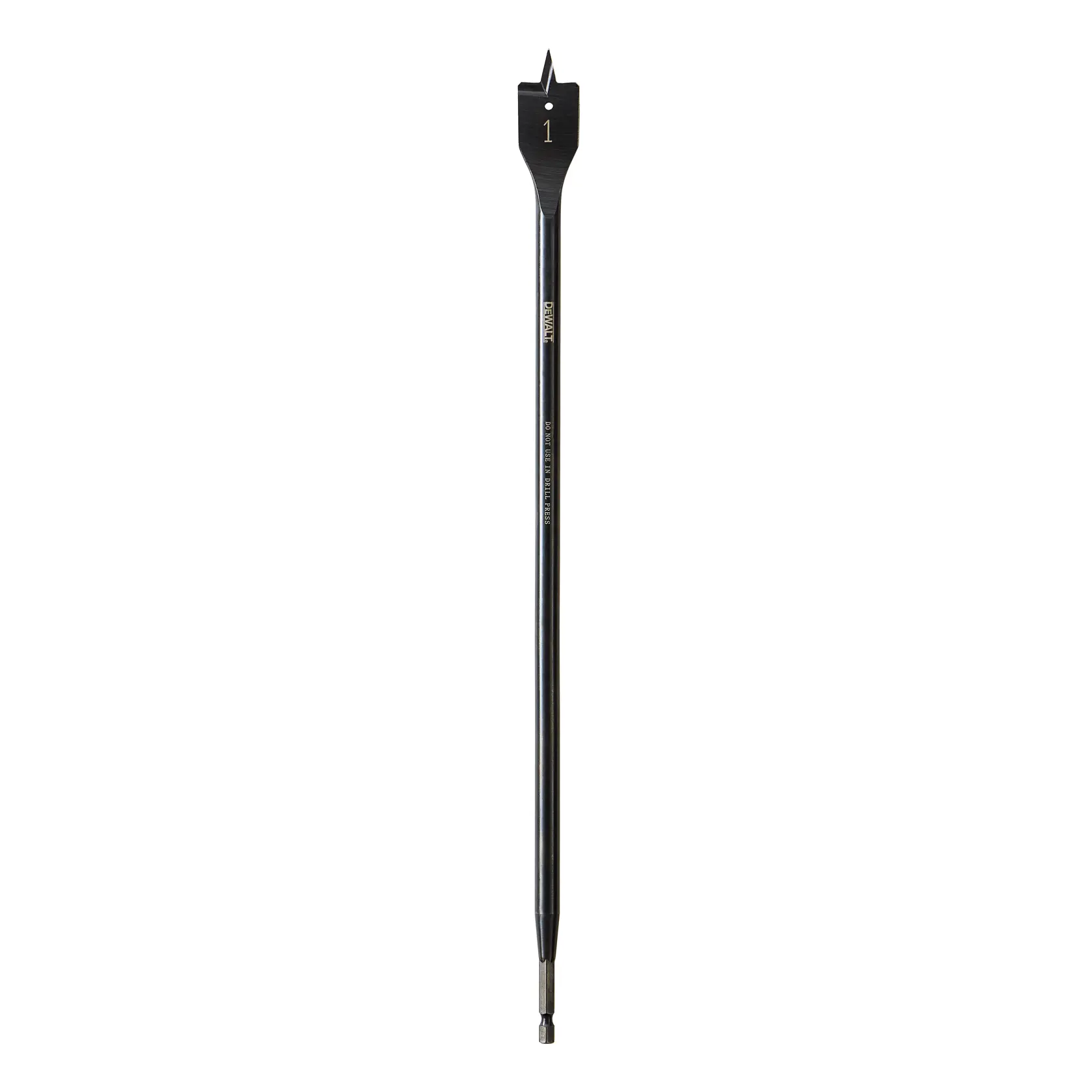 25.4 millimeters spade bit.