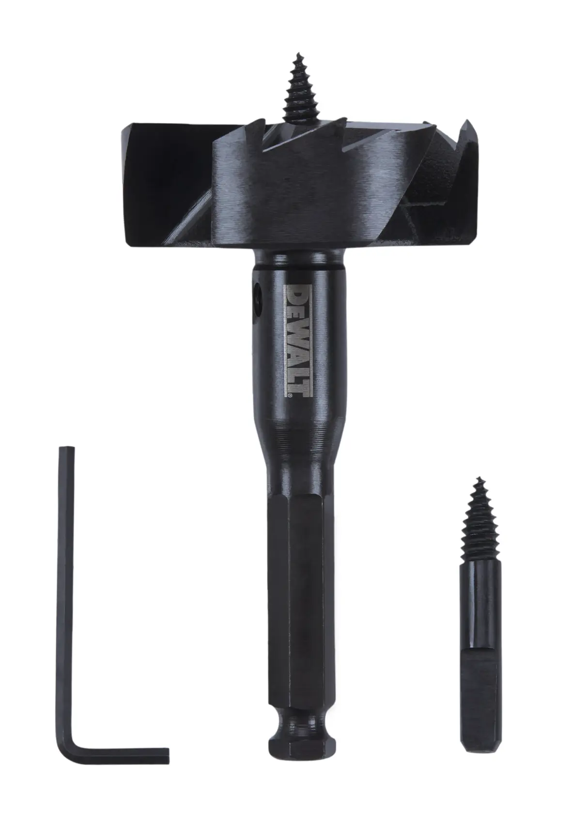 Drill Bit Self Feed 2 and 9 sixteenth Inch with accessories.