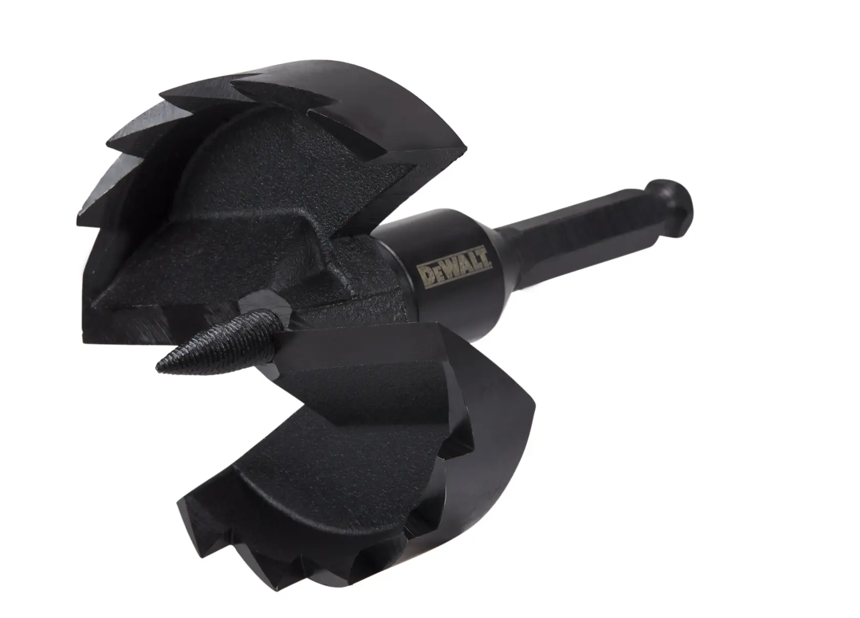 Left profile of 92.1 millimeters self feed bit.