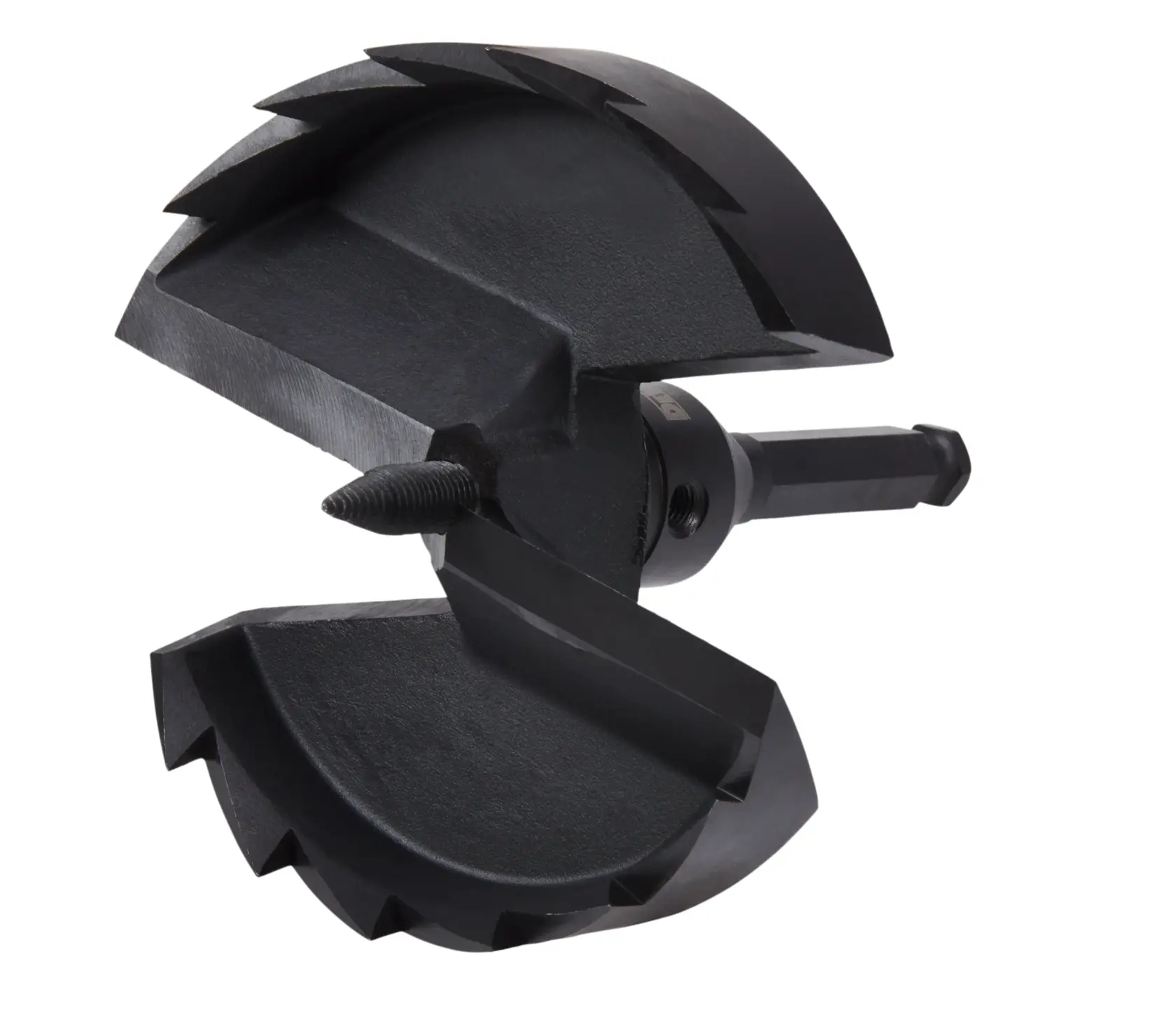 Head view of Drill Bit Self Feed 4 and 5 eighths Inch.