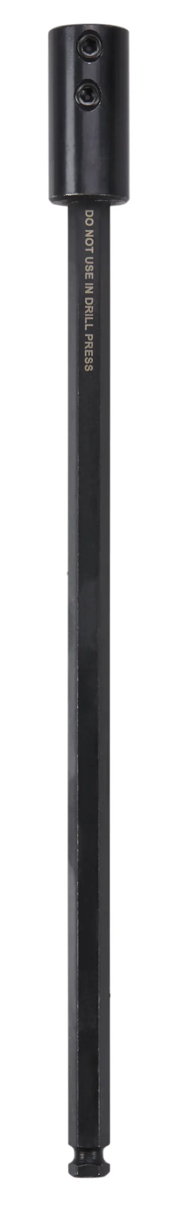 12 inch Self Feed Bit Extension or 7 sixteenth inch Flats Shank.