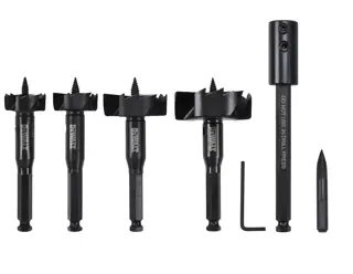 5 piece self feed bit kit.