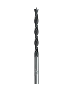A DEWALT drill bit, model DW1704, shown vertically on a white background. The drill bit is made of metal and features a twisted design typical for drilling.