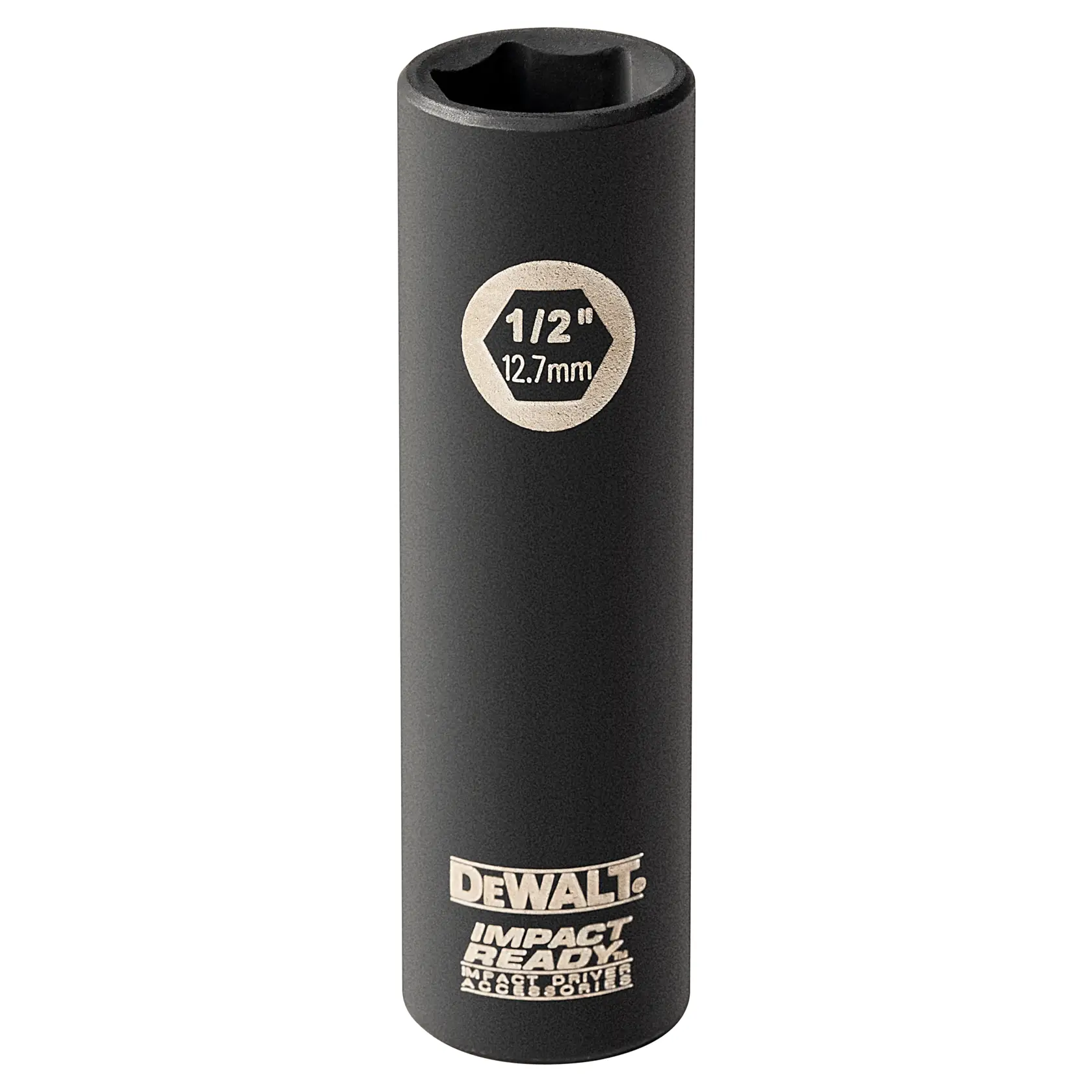 DEWALT® IMPACT READY® 3/8-in. Drive 1/2-in. 6-Point Deep Socket
