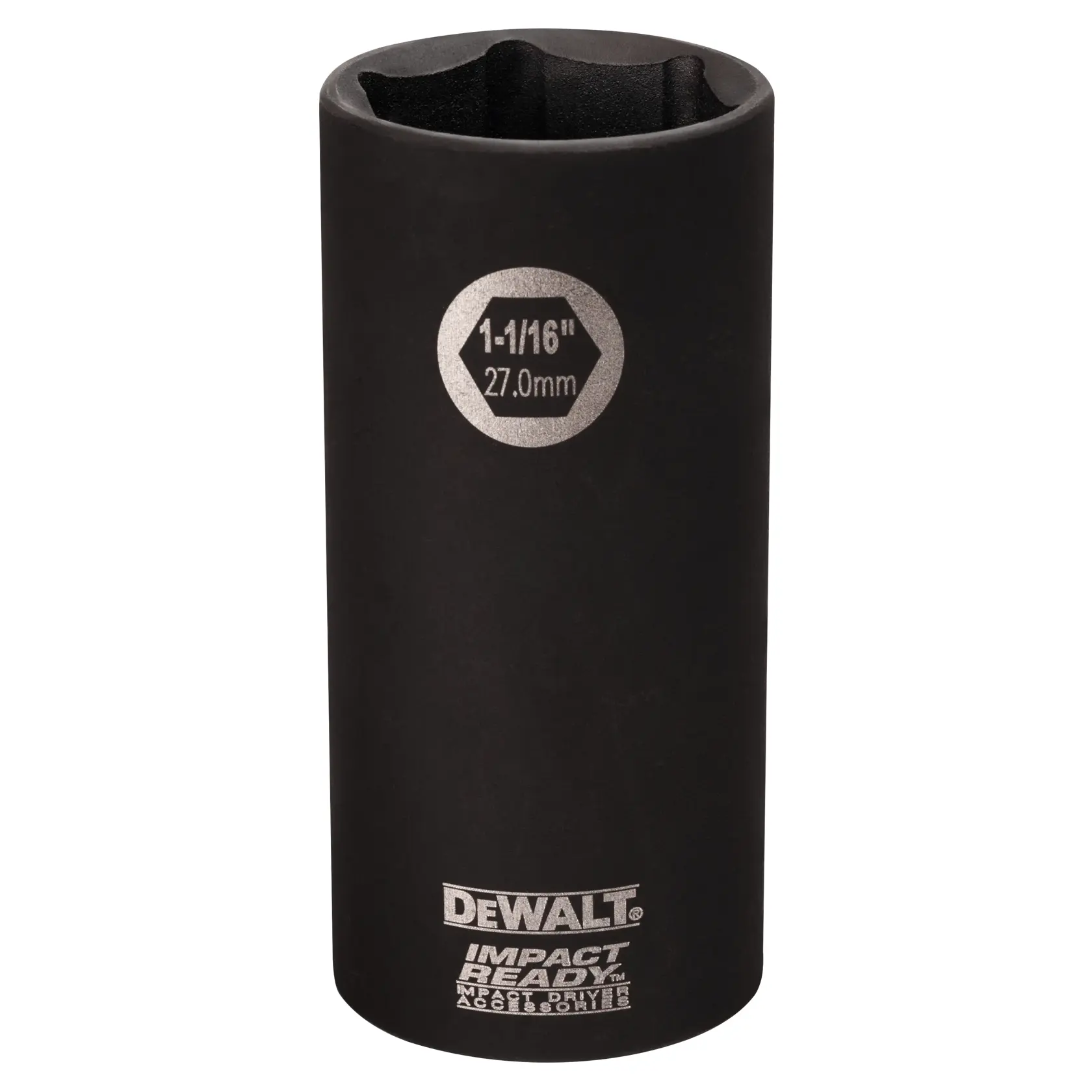 DEWALT® IMPACT READY® 1/2-in. Drive 1-1/16-in. 6-Point Deep Socket thumbnail 3