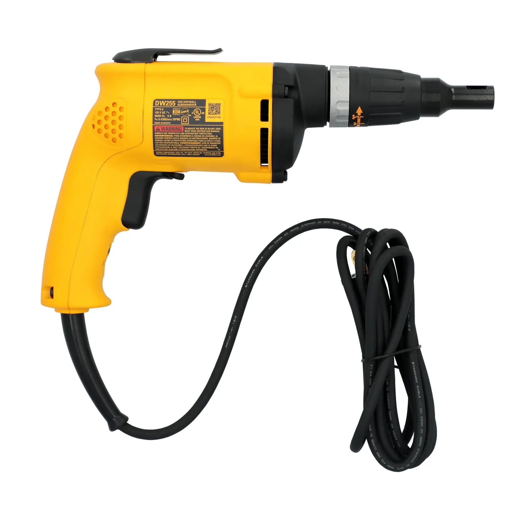DEWALT 5300 RPM High Speed VSR Drywall Screwgun