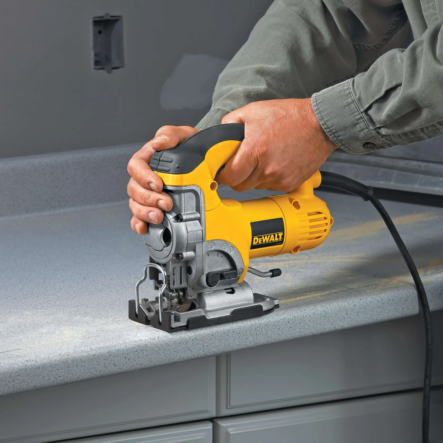 DEWALT® Jig Saw Kit, Top Handle, 6.5-Amp, Corded