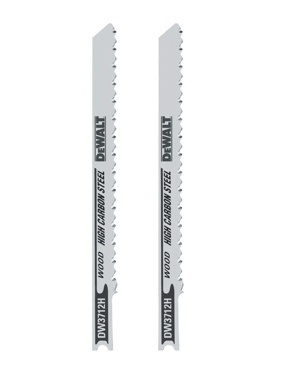 4-in 10 TPI U-shank HCS Jig Saw Blade for Laminate Down Cutting (2-pack)