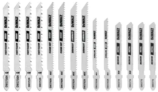 14 pieces T shank jig saw blade set.